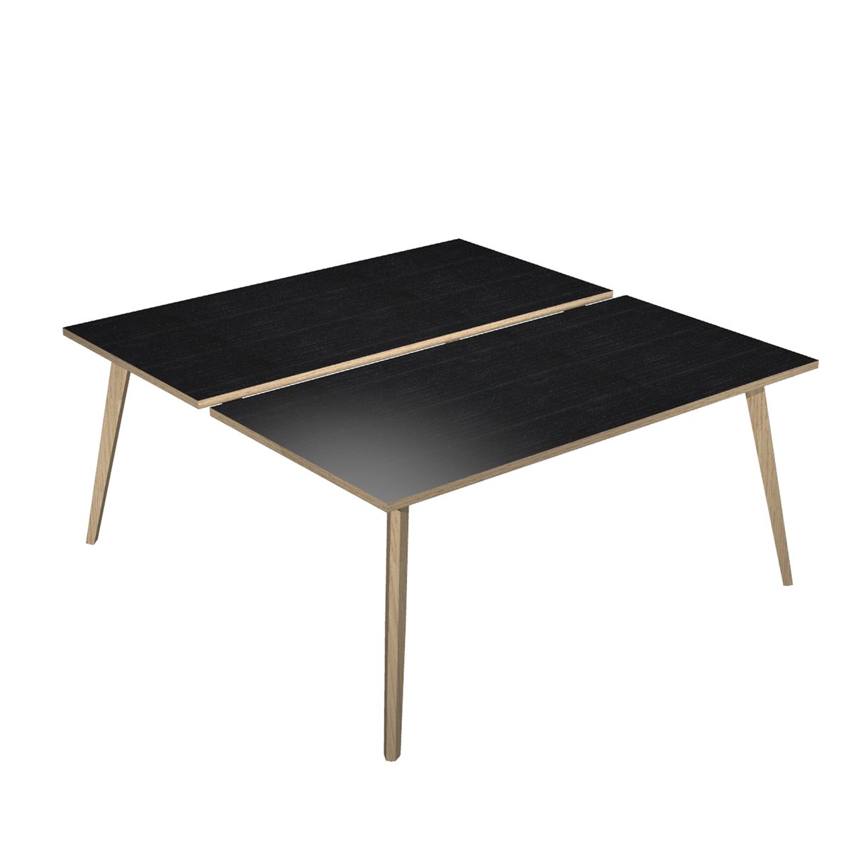 Scrivania Woody a 2 postazioni contrap. - 140 …