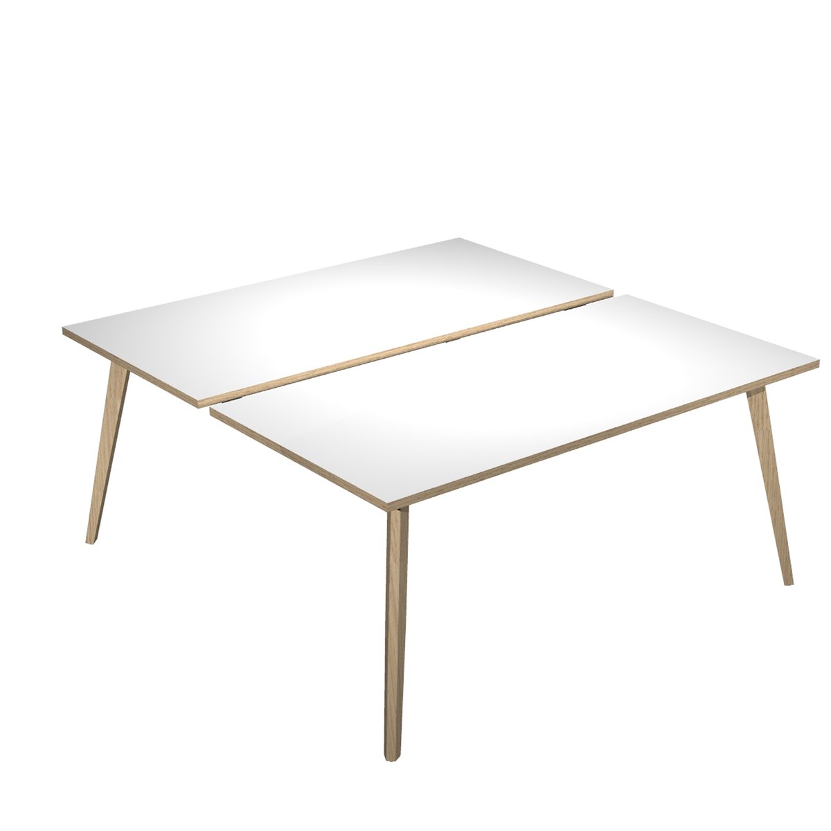 Scrivania Woody a 2 postazioni contrap. - 180 …