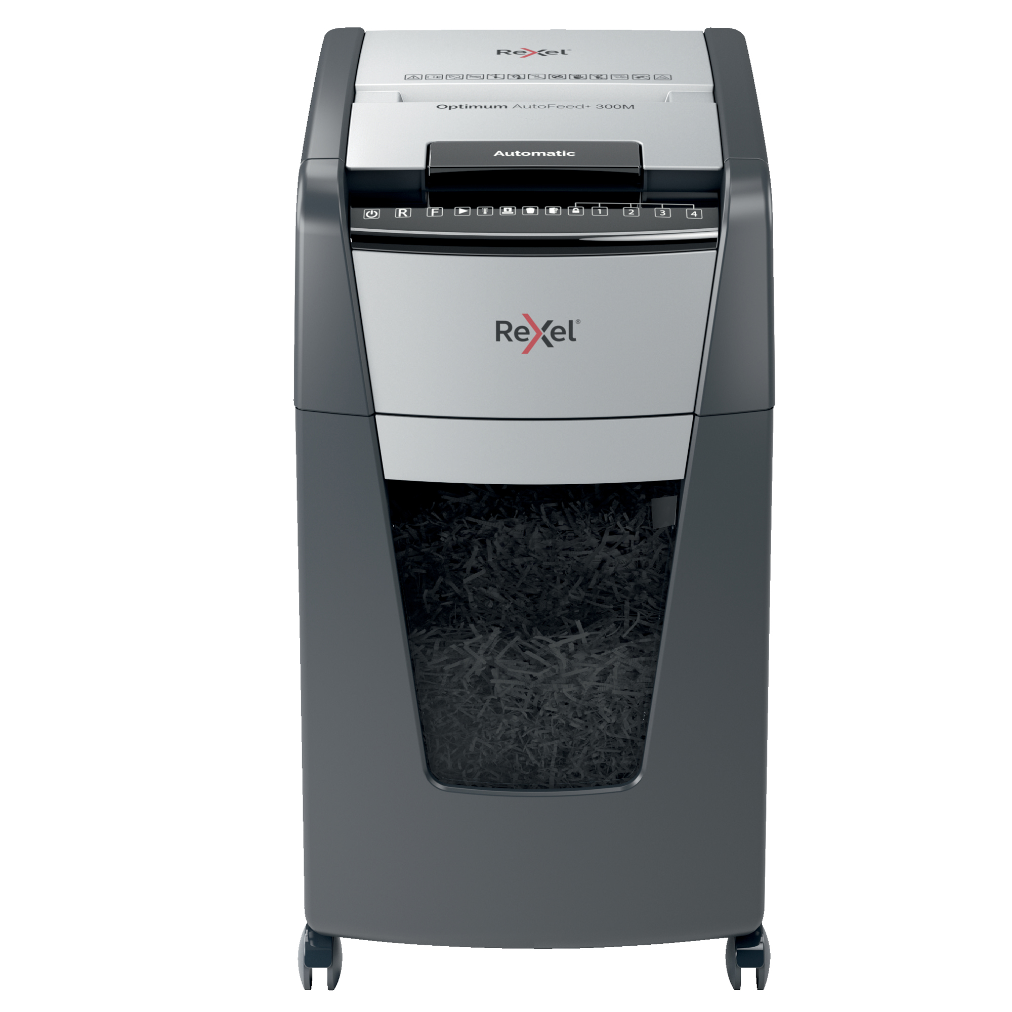 Rexel Optimum AutoFeed+ 300M - Distruggidocumenti - Micro-Cut - 2 x 15 mm - P-5