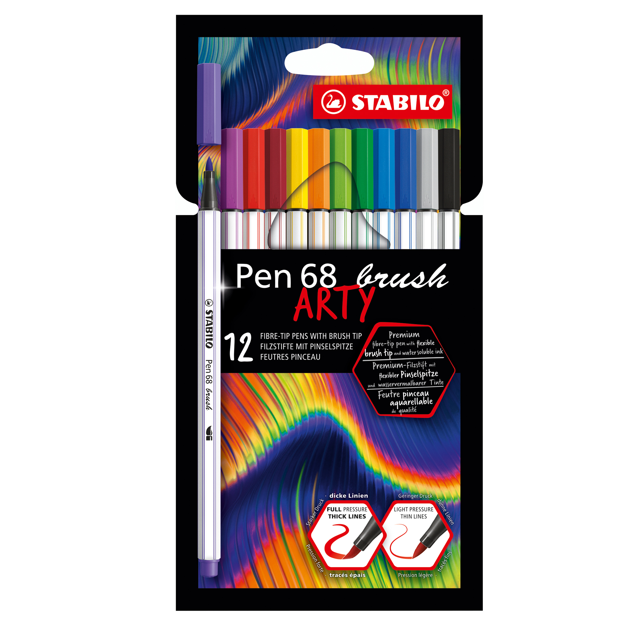 Pennarello Pen 68 Brush Arty Line 568/18 - …
