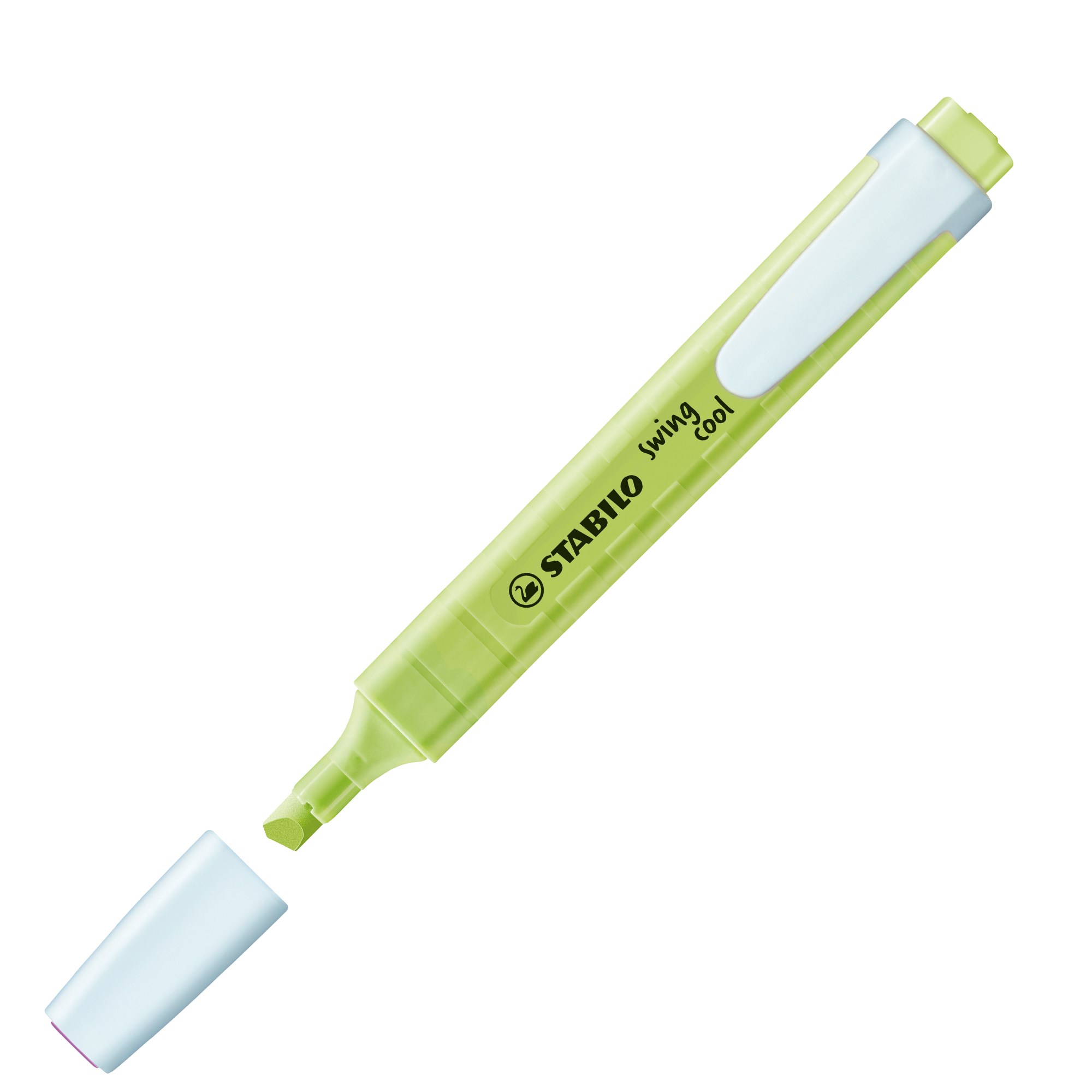 STABILO swing cool - Evidenziatore - dash of lime pastello - inchiostro base acqua - 1-4 mm