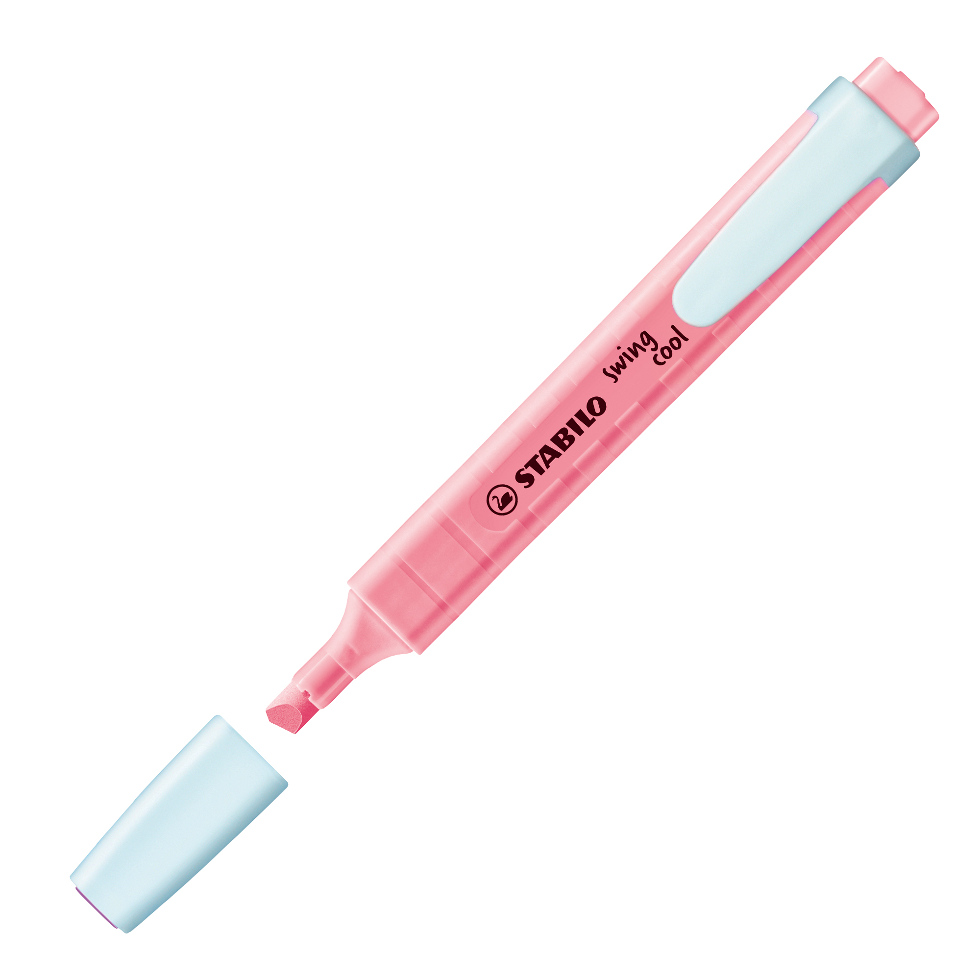 STABILO swing cool - Evidenziatore - fiore di ciliegio rosa pastello - inchiostro base acqua - 1-4 mm