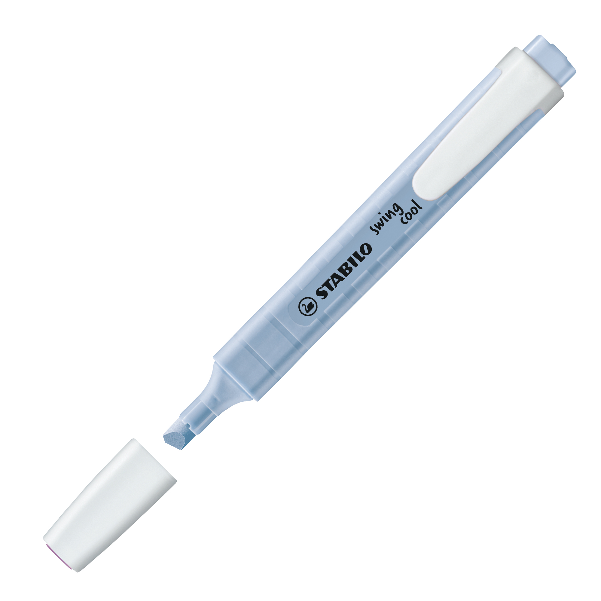 STABILO swing cool - Evidenziatore - blu scuro pastello - inchiostro base acqua - 1-4 mm