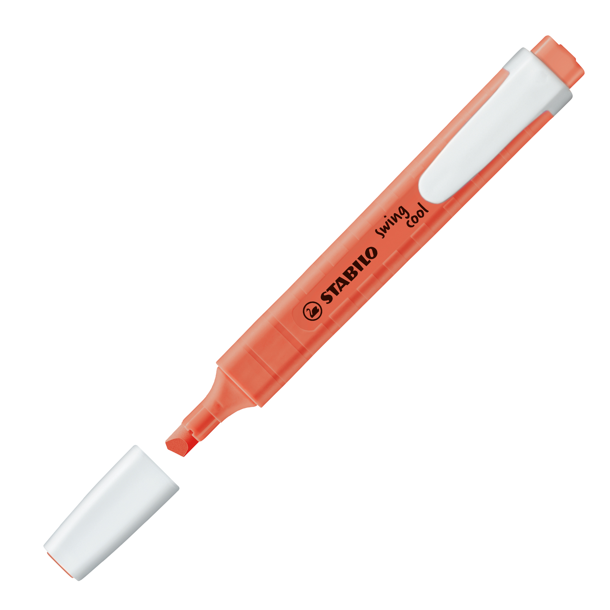STABILO swing cool - Evidenziatore - rosso mellow coral pastello - inchiostro base acqua - 1-4 mm