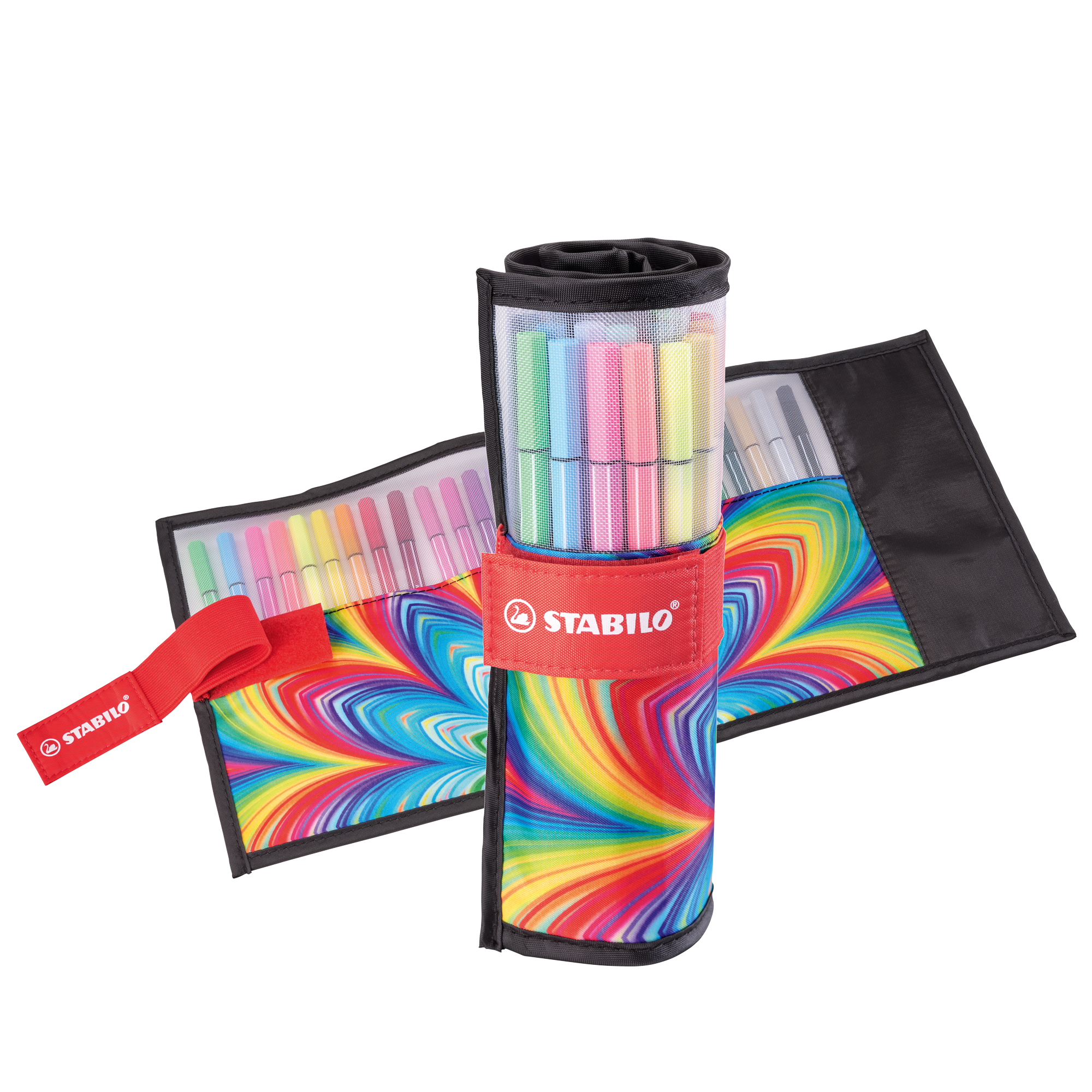 STABILO Pen 68 ARTY - Penna punta in fibra - colori assortiti - inchiostro base acqua - 1 mm - medio (pacchetto di 25)