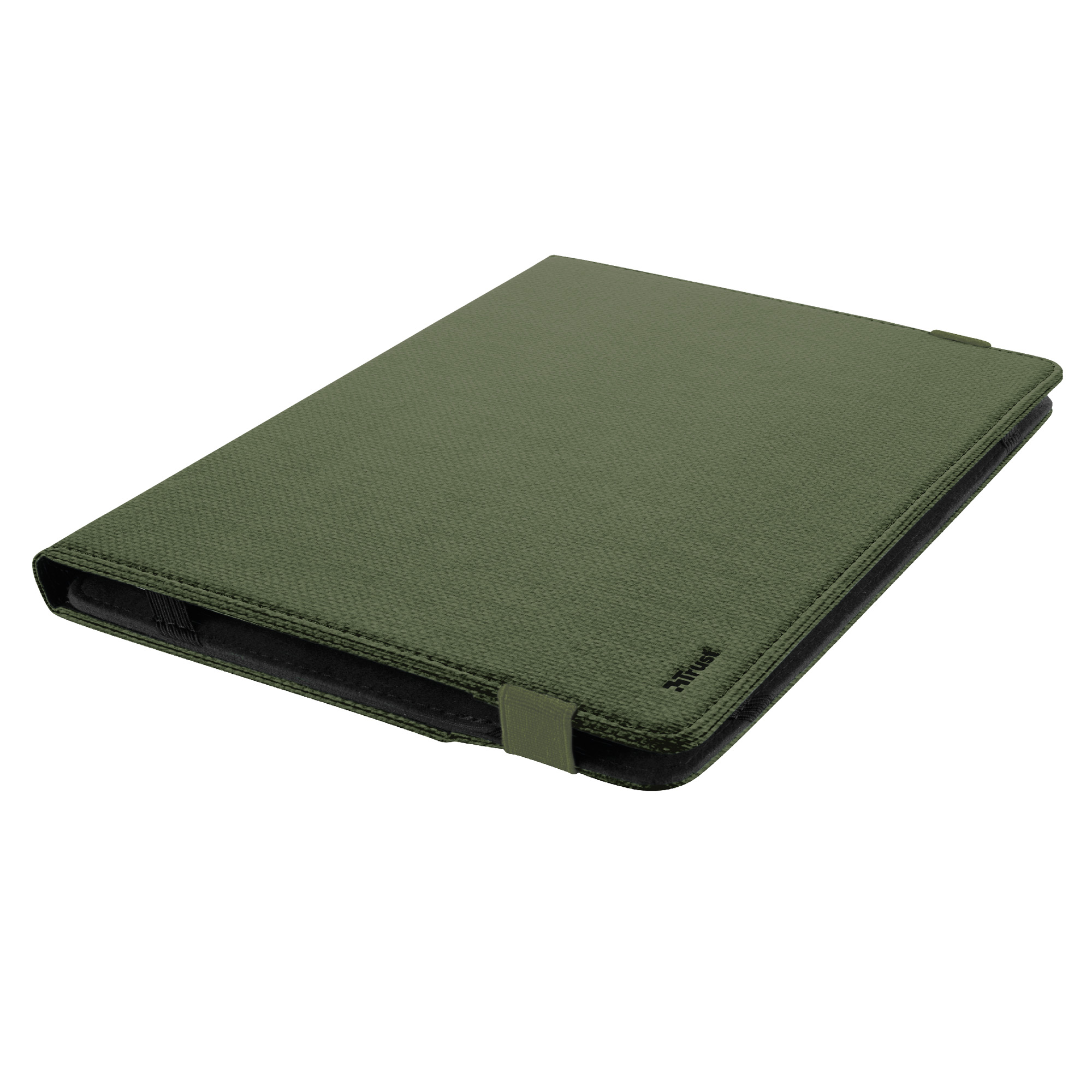 Trust Primo - Flip cover per tablet - PET riciclato - verde - fino a 10"