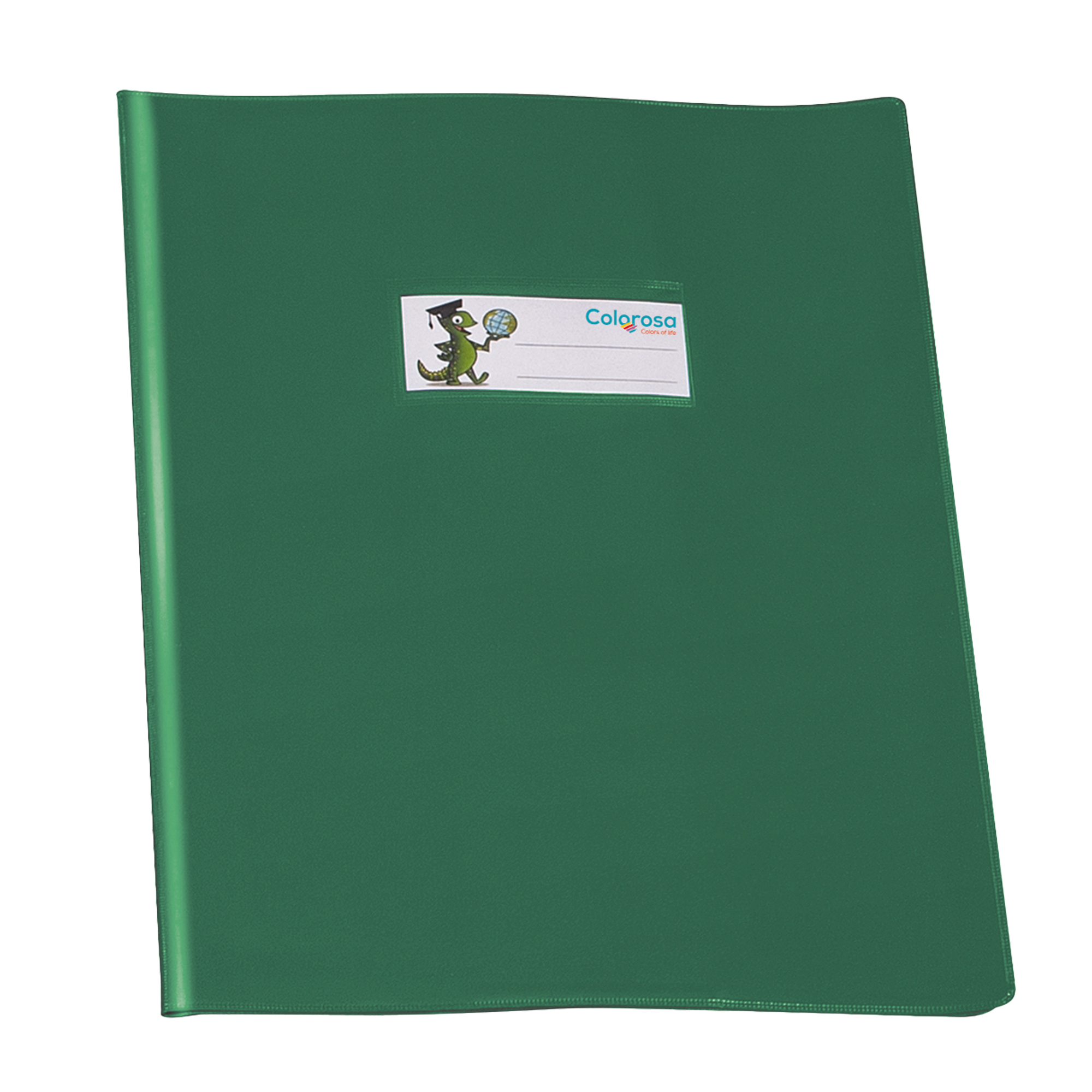 Coprimaxi GreenLine - 21 x 30 cm - PVC - 220 mic - c/alette - lucido - verde - Colorosa