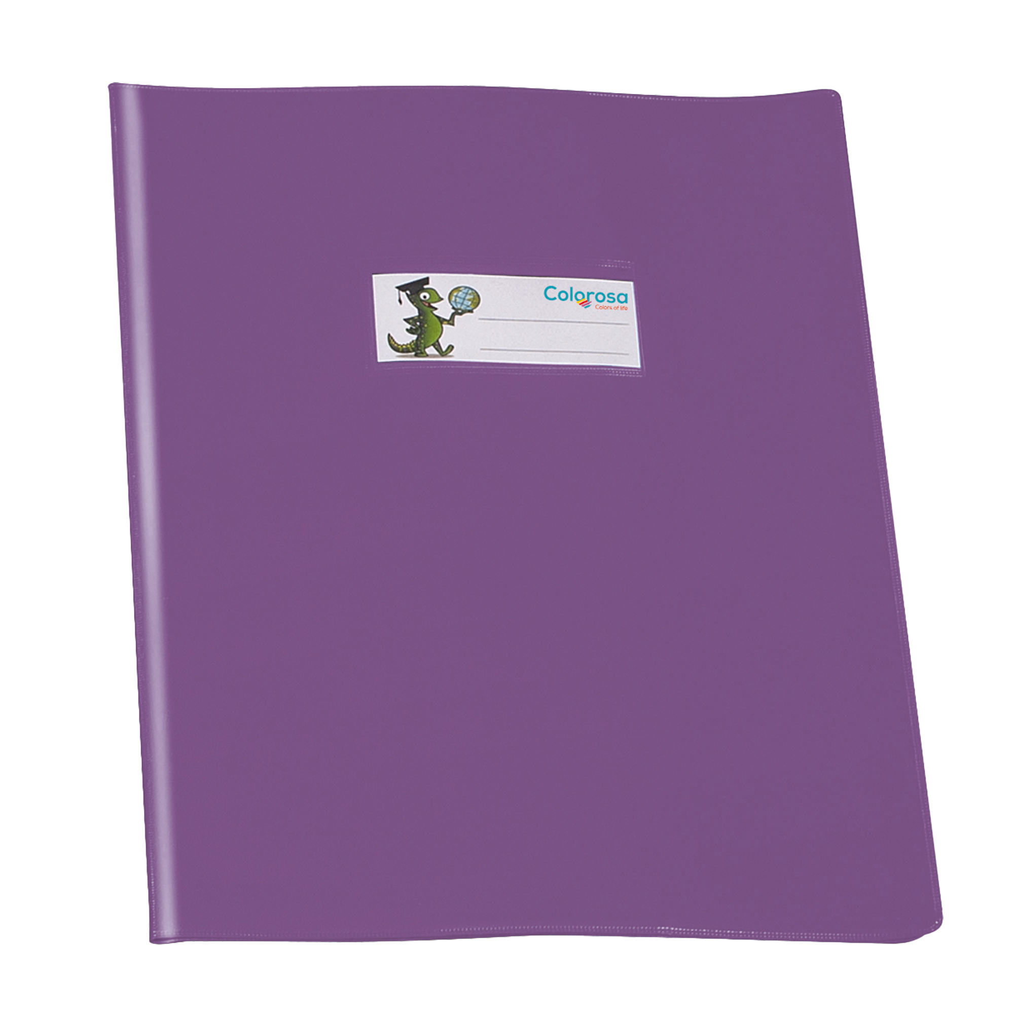 Coprimaxi GreenLine - 21 x 30 cm - PVC - 220 mic - c/alette - lucido - lilla - Colorosa