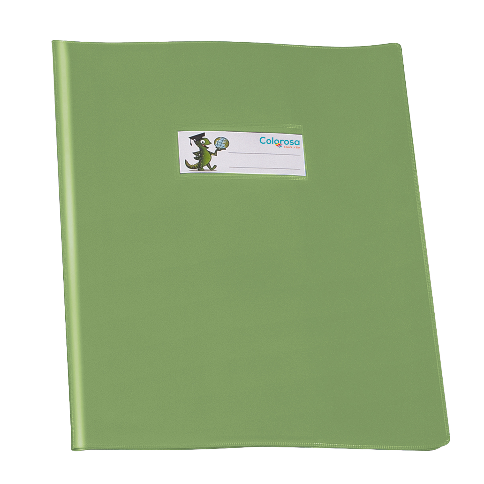Coprimaxi GreenLine - 21 x 30 cm - PVC - 220 mic - c/alette - lucido - verde chiaro - Colorosa