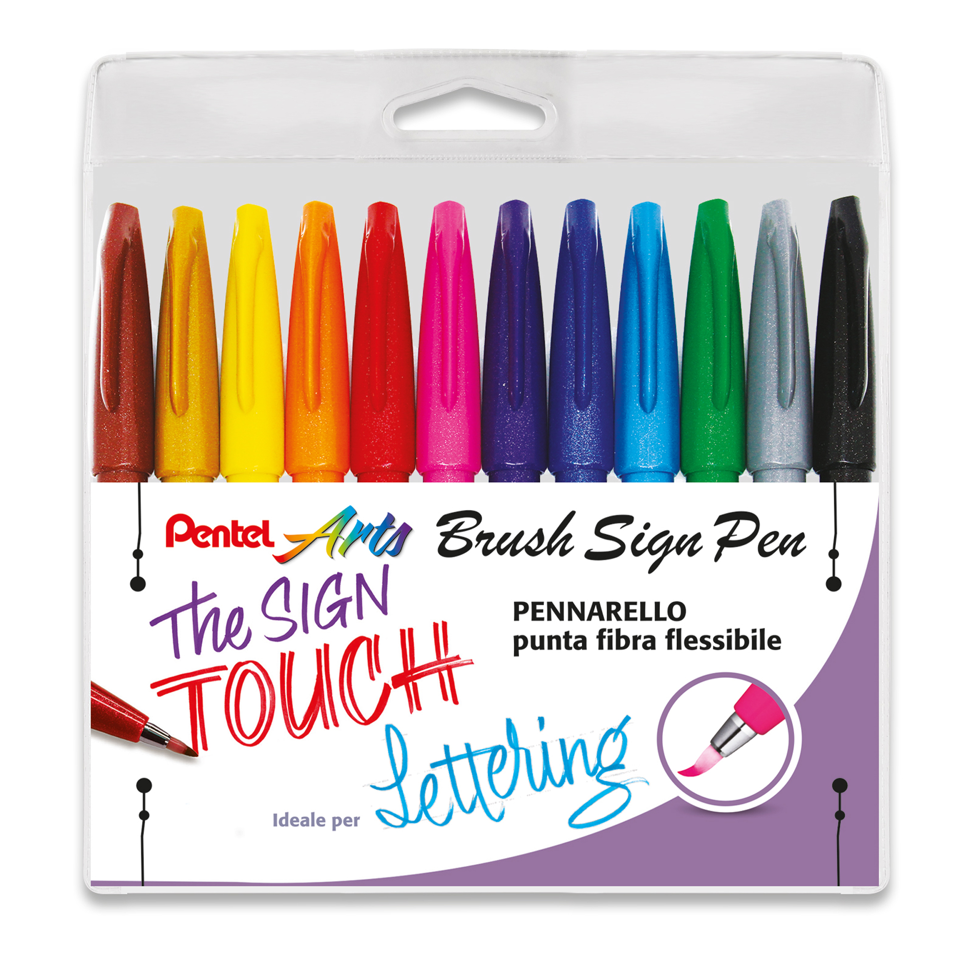 Pennarello Brush Sign Pen - colori assortiti - …