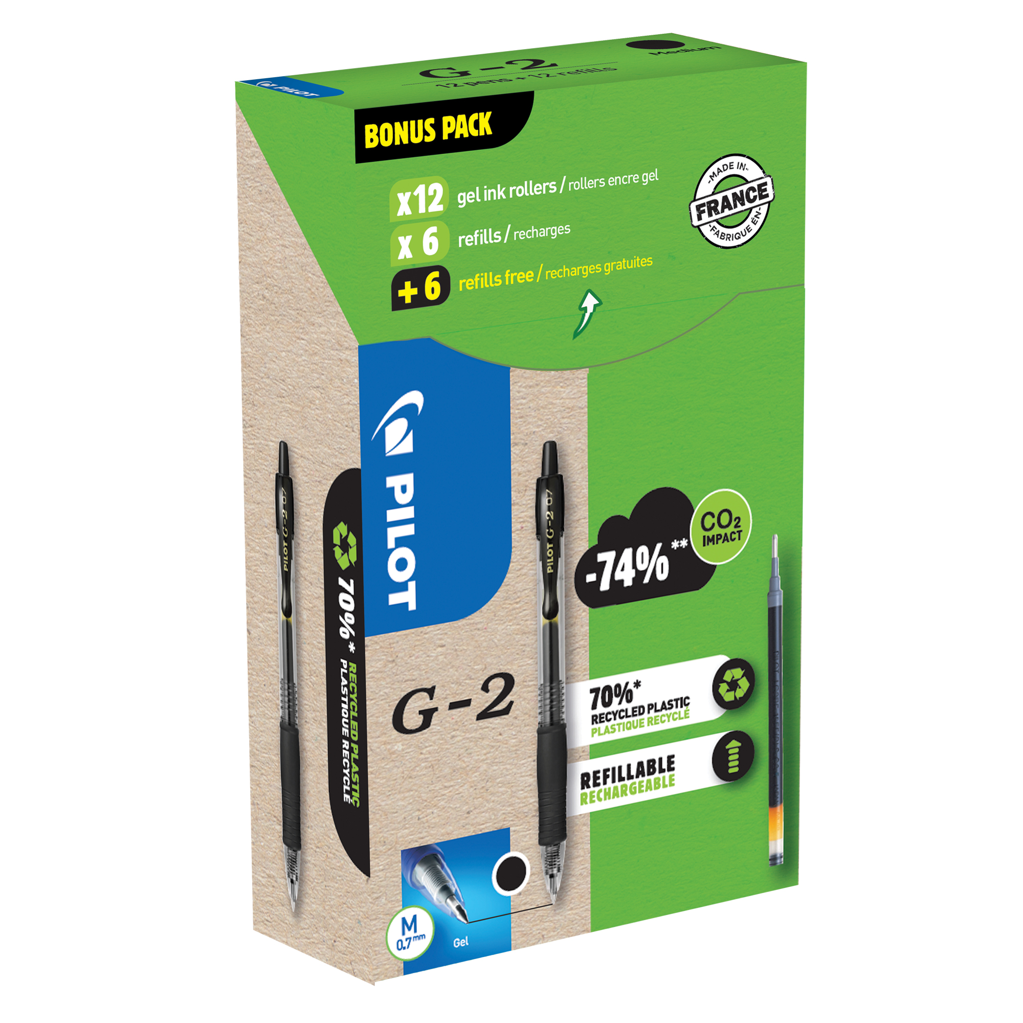 Penna roller gel scatto G-2 - punta 0,7 …