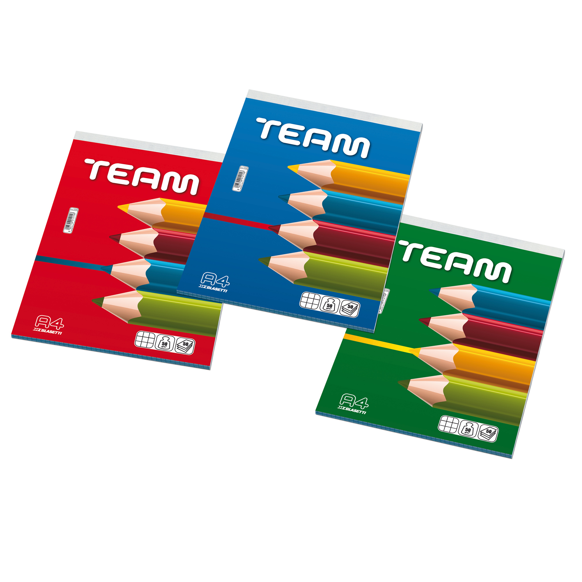 Blocco note Team - 5 mm - 21 …