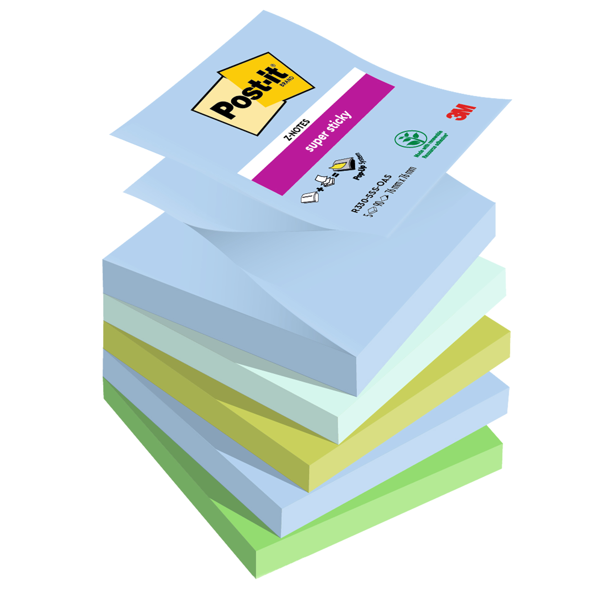 Blocco Post-it Super Sticky Z Notes - R330-5SS-OAS …