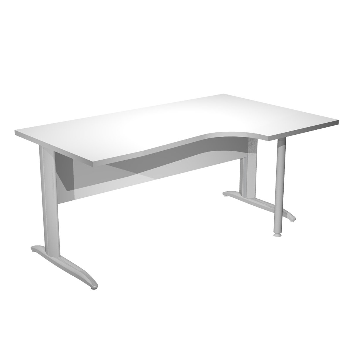 Scrivania Compact Destro Easy - 160 x 60/80/100 …
