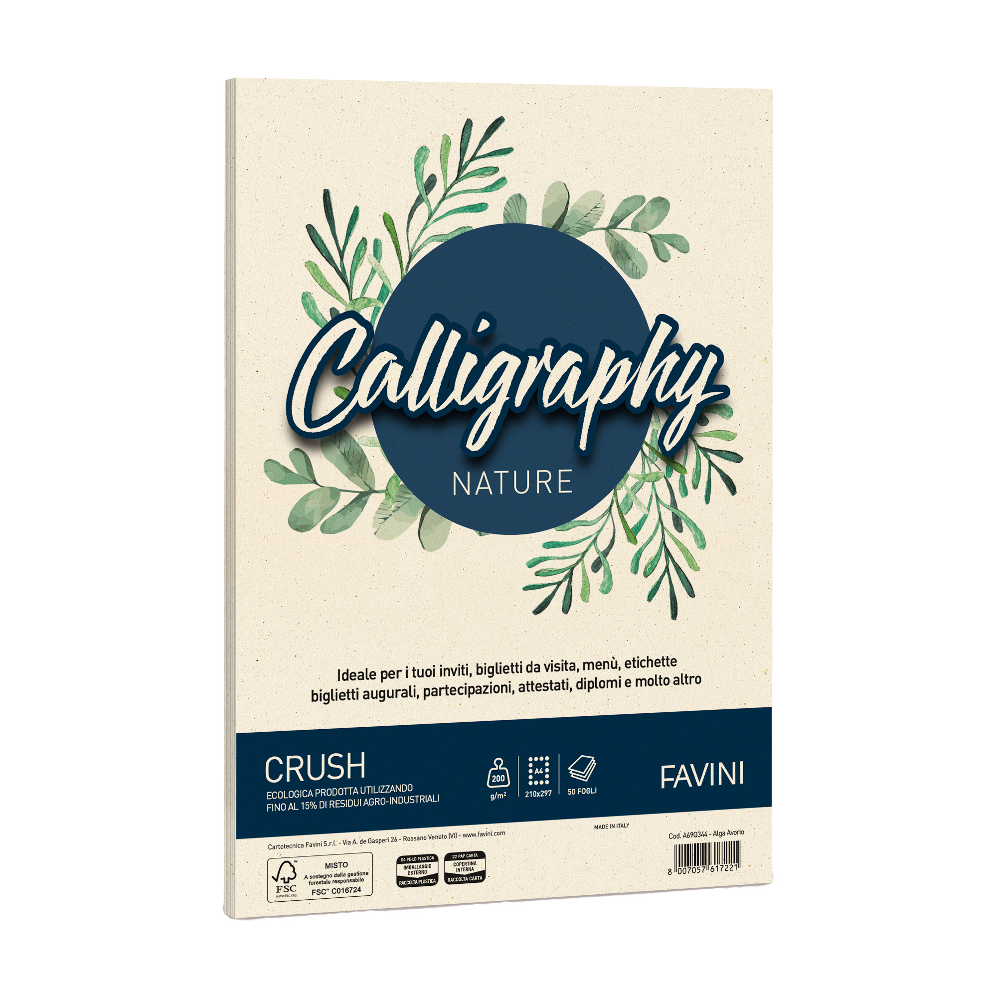 Carta Calligraphy Nature Crush - A4 - 200 …
