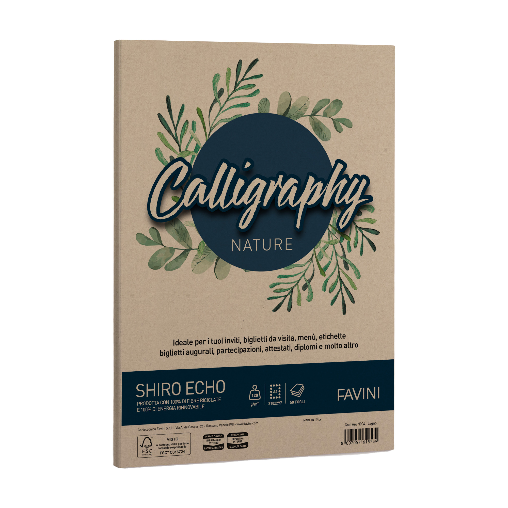 Carta Calligraphy Nature Shiro Eco - A4 - …