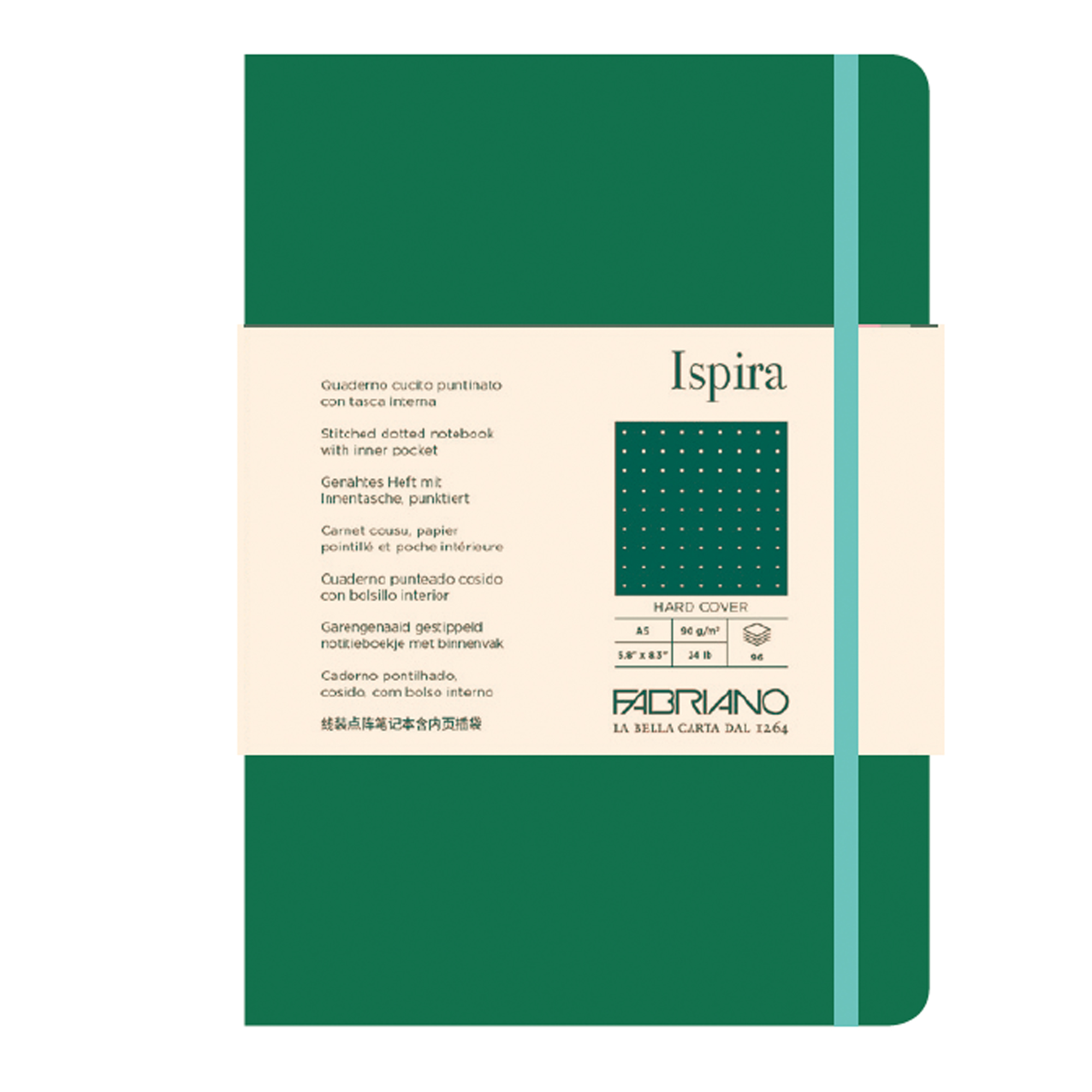 Taccuino Ispira - con elastico - copertina rigida …