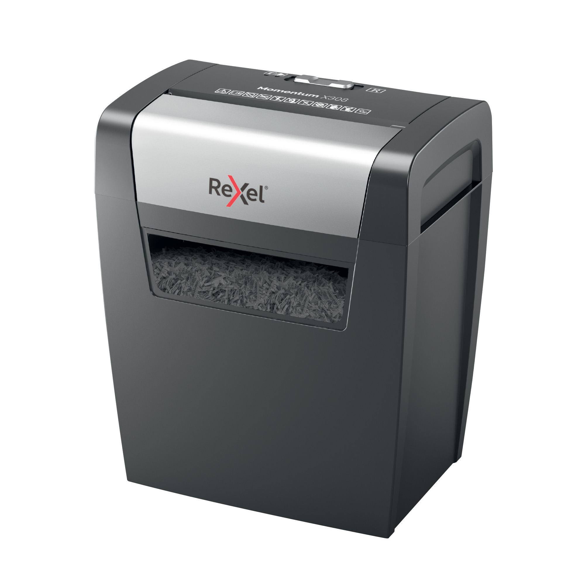 Rexel Momentum X308 - Distruggidocumenti - taglio incrociato - 5 x 42 mm - P-3