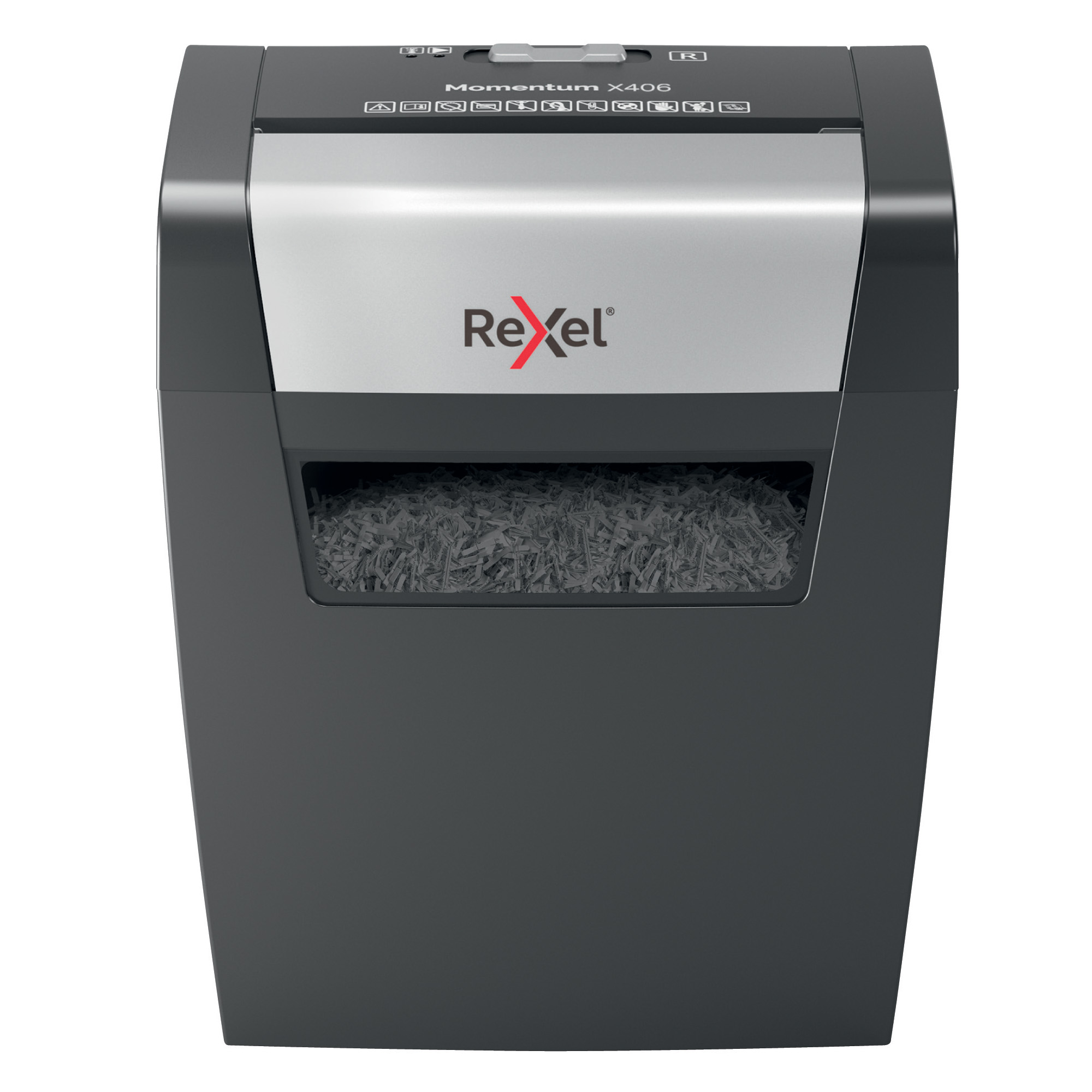 Rexel Momentum X406 - Distruggidocumenti - taglio incrociato - 4 x 30 mm - P-4