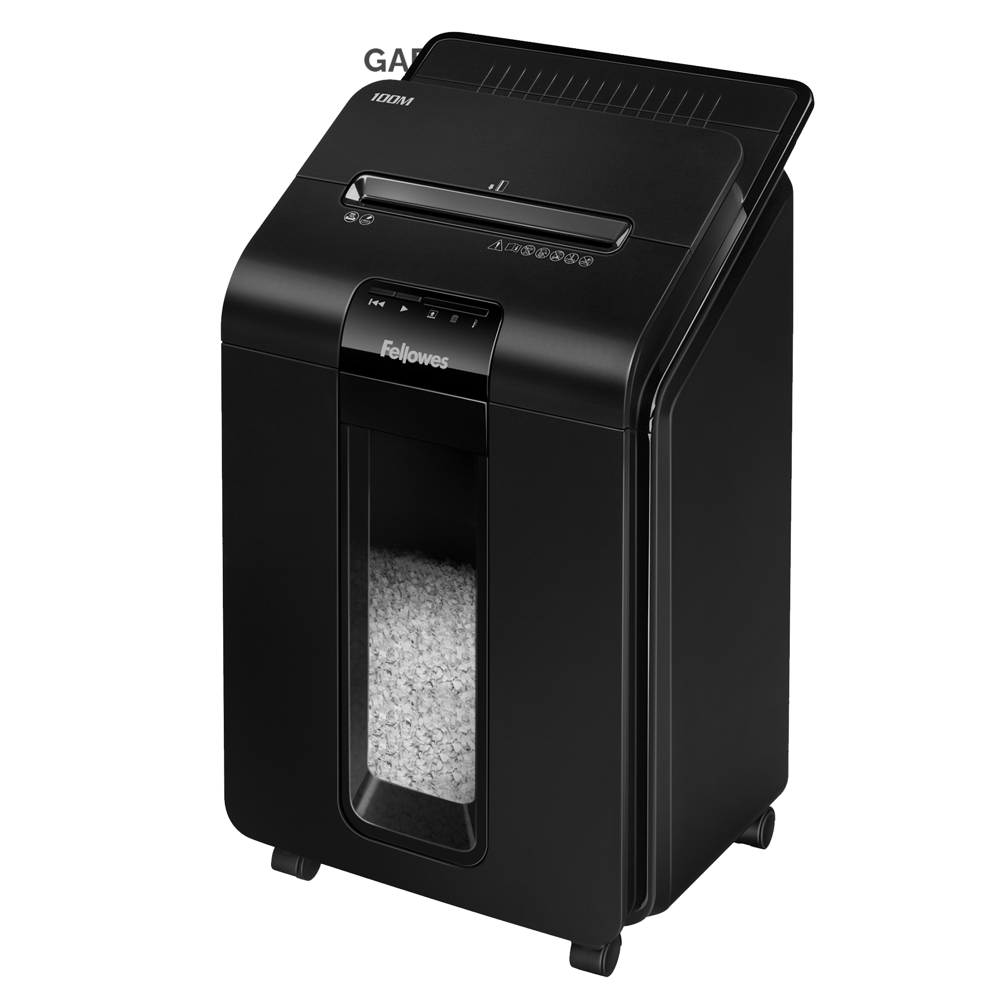 Fellowes AutoMax 100M - Distruggidocumenti - taglio mini - 4 x 10 mm - P-4, T-4