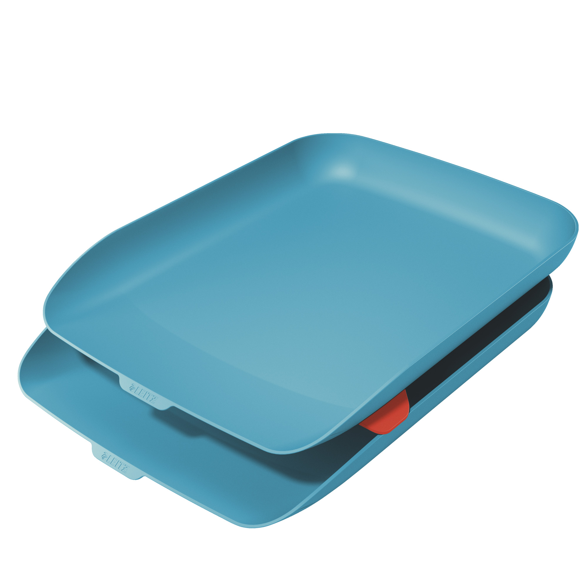 Leitz Cosy - Vassoio per lettere - per A4, C4 - blu calm (pacchetto di 2)