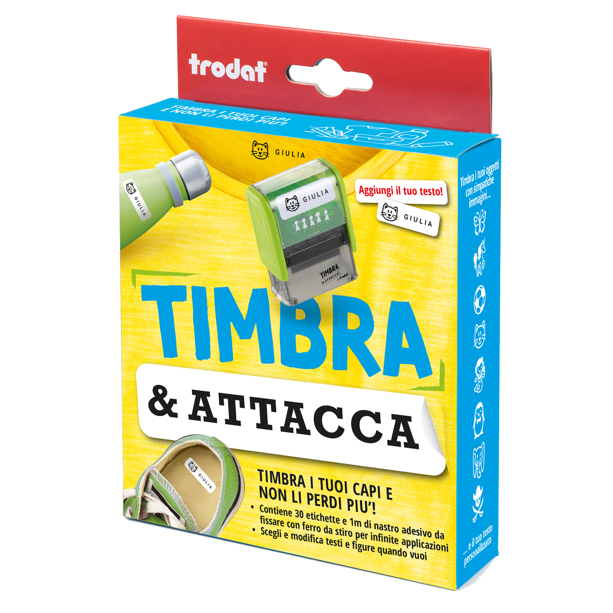 Kit Timbra&Attacca - per stampa su tessuti/etichette - …