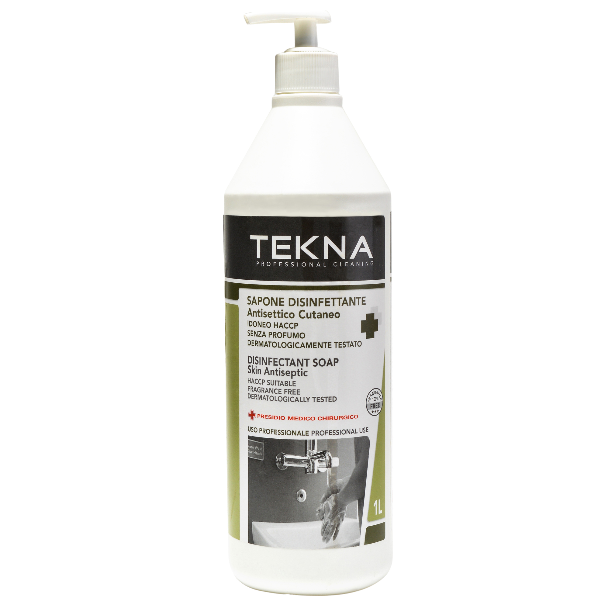 Sapone disinfettante - senza profumo - con dispenser …