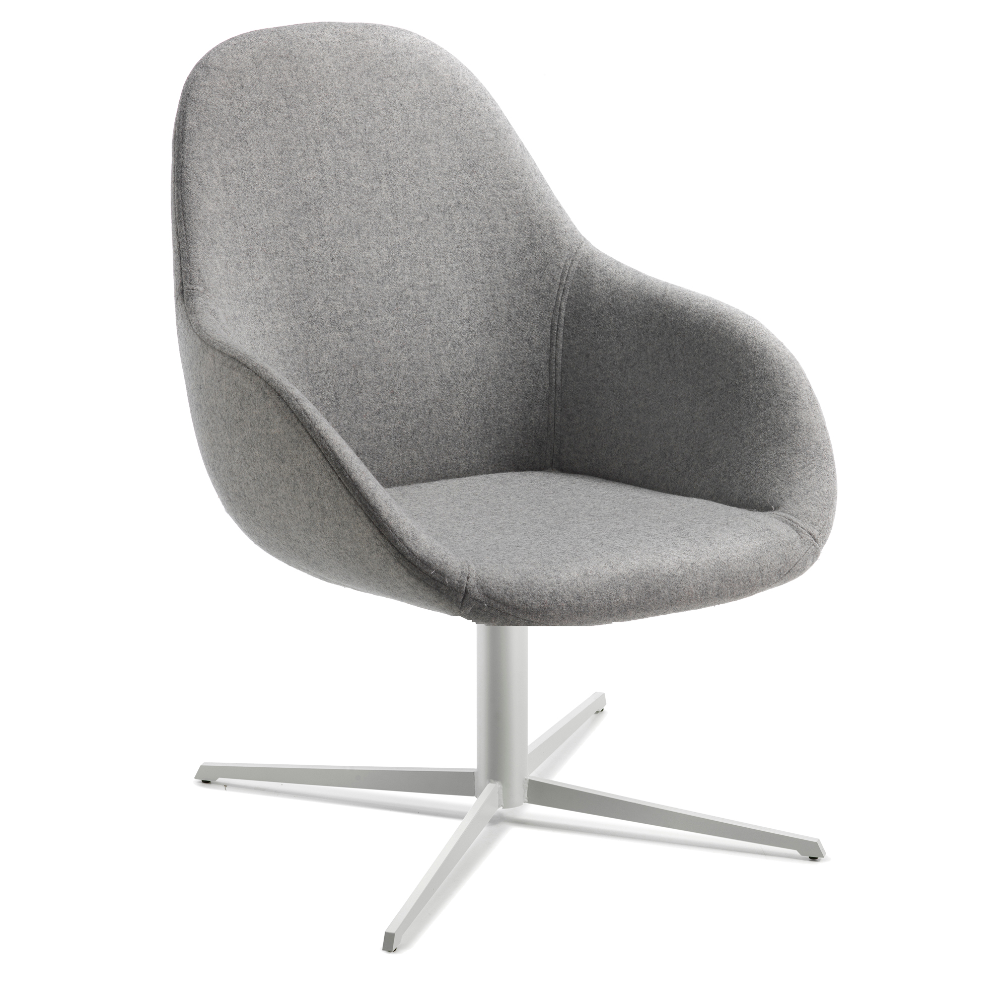 Poltrona direzionale Nida NAD/LI - grigio chiaro - …