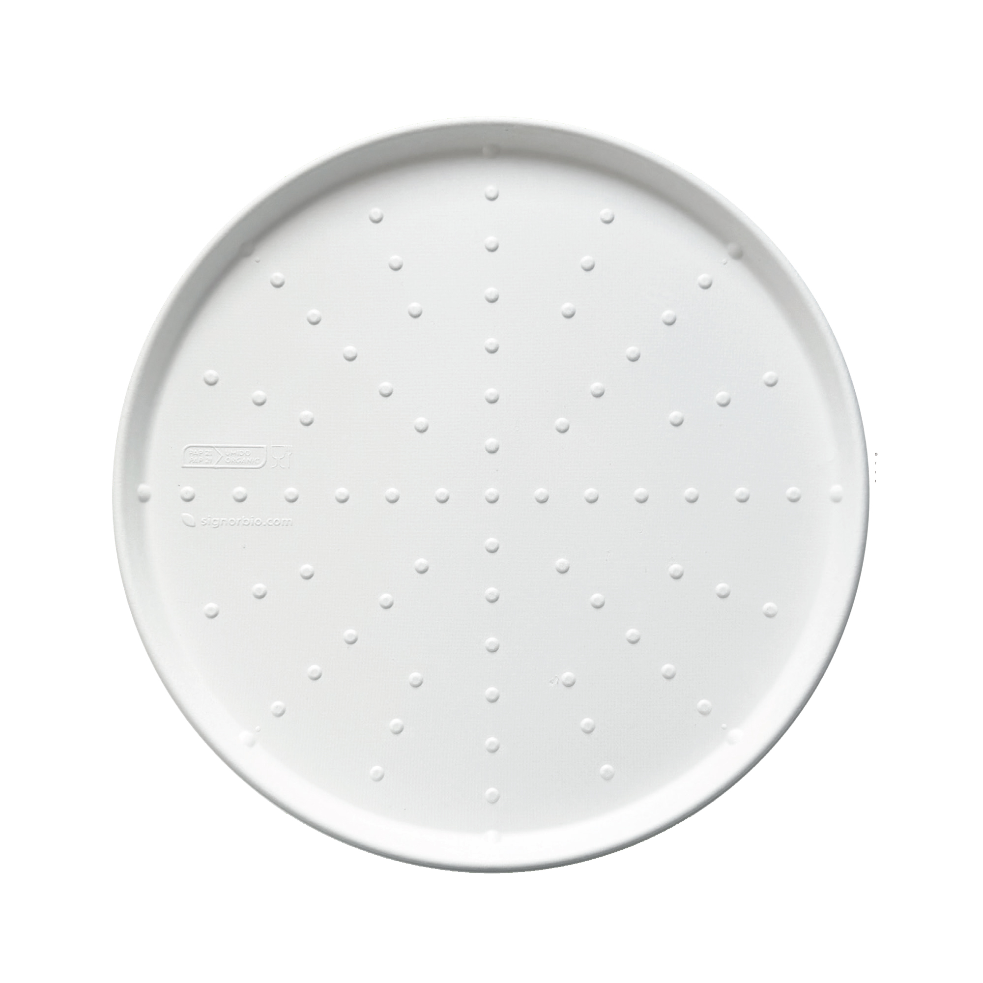 Piatto piano monouso - per pizza - rotondo …