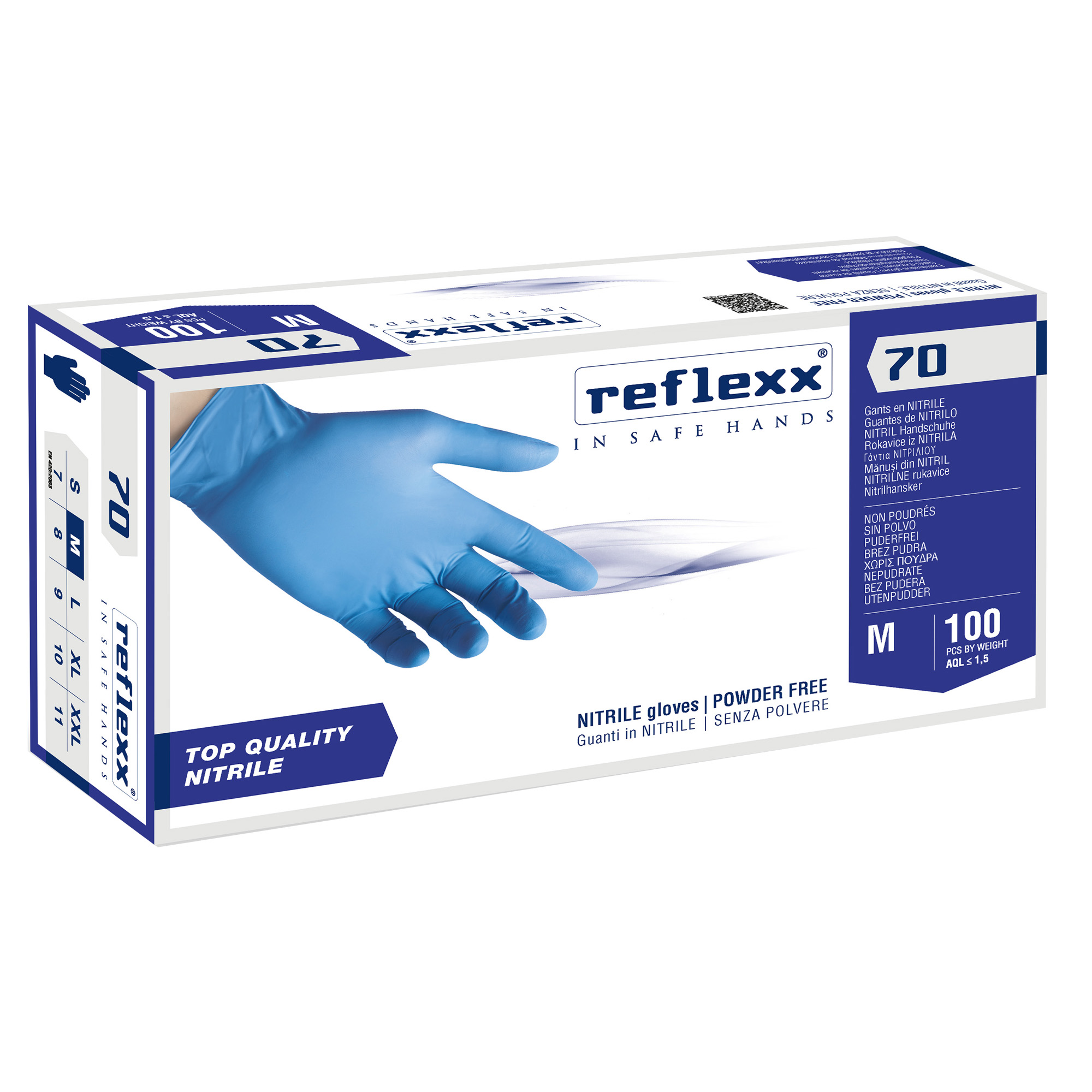Guanti in nitrile R70 - senza polvere - …