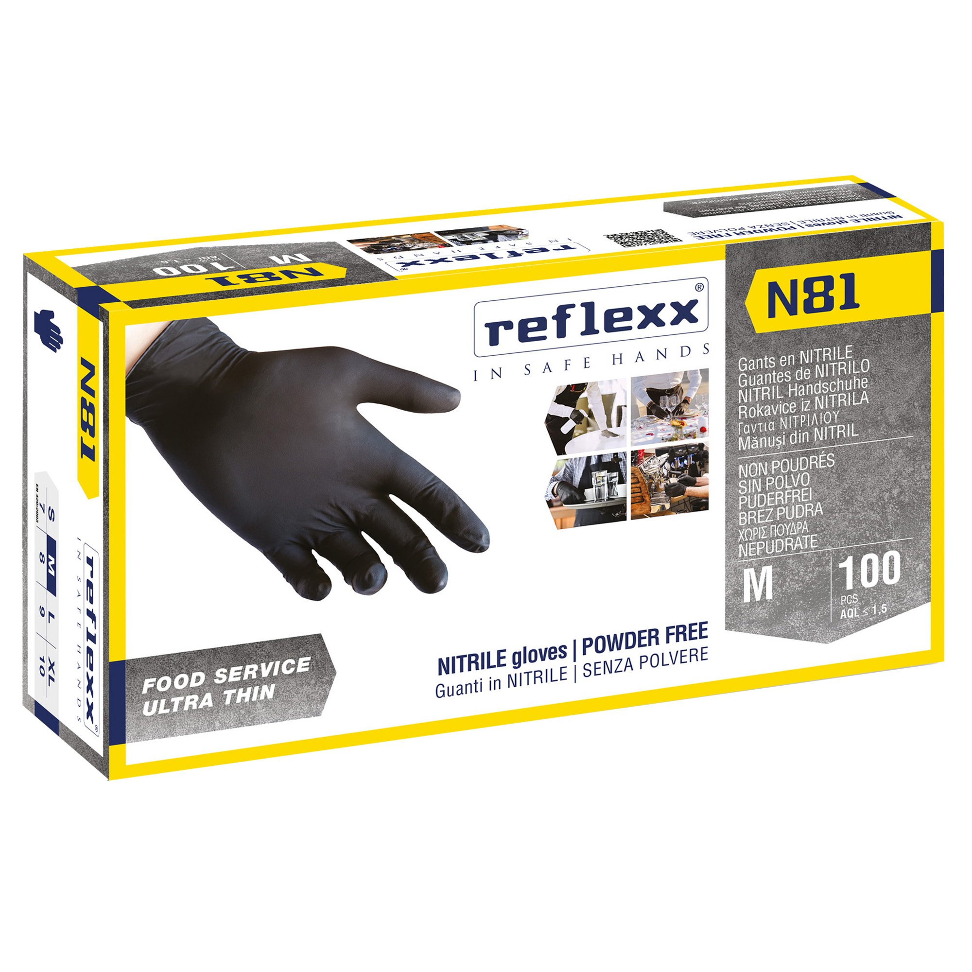 Guanti in nitrile N81 - tg M - …