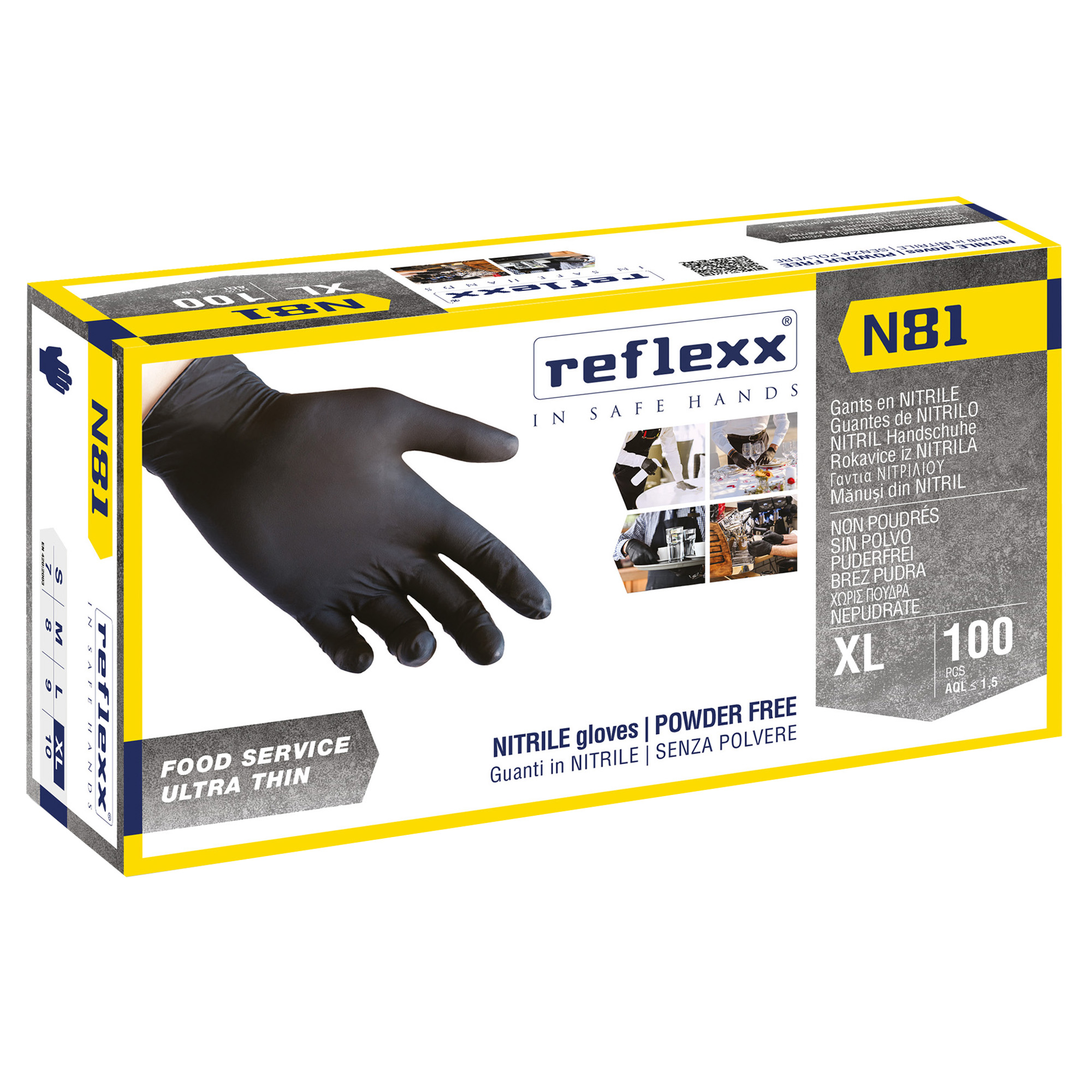 Guanti in nitrile N81 - tg XL - …