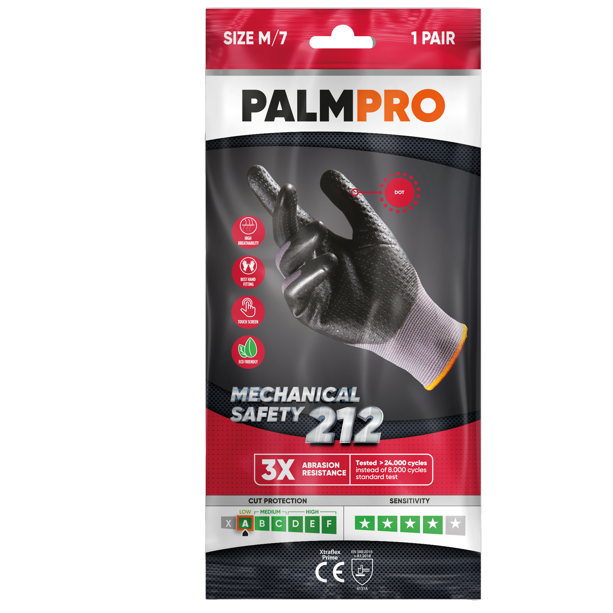 Guanti mechanical Safety Palmpro 212 - taglia XL …