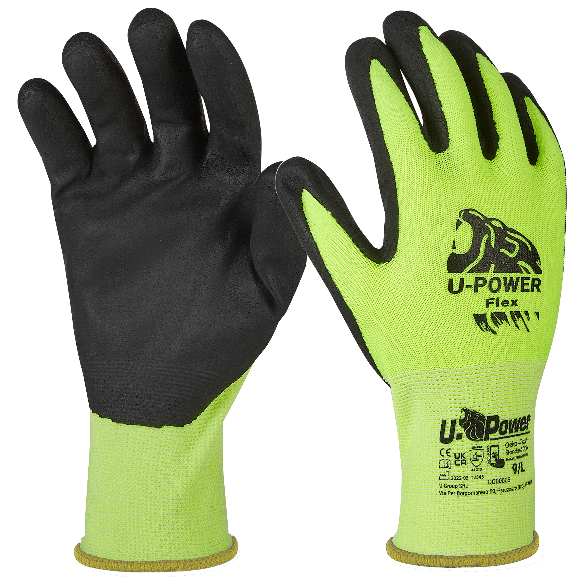 Guanti di protezione FLEX - con polsino giallo …