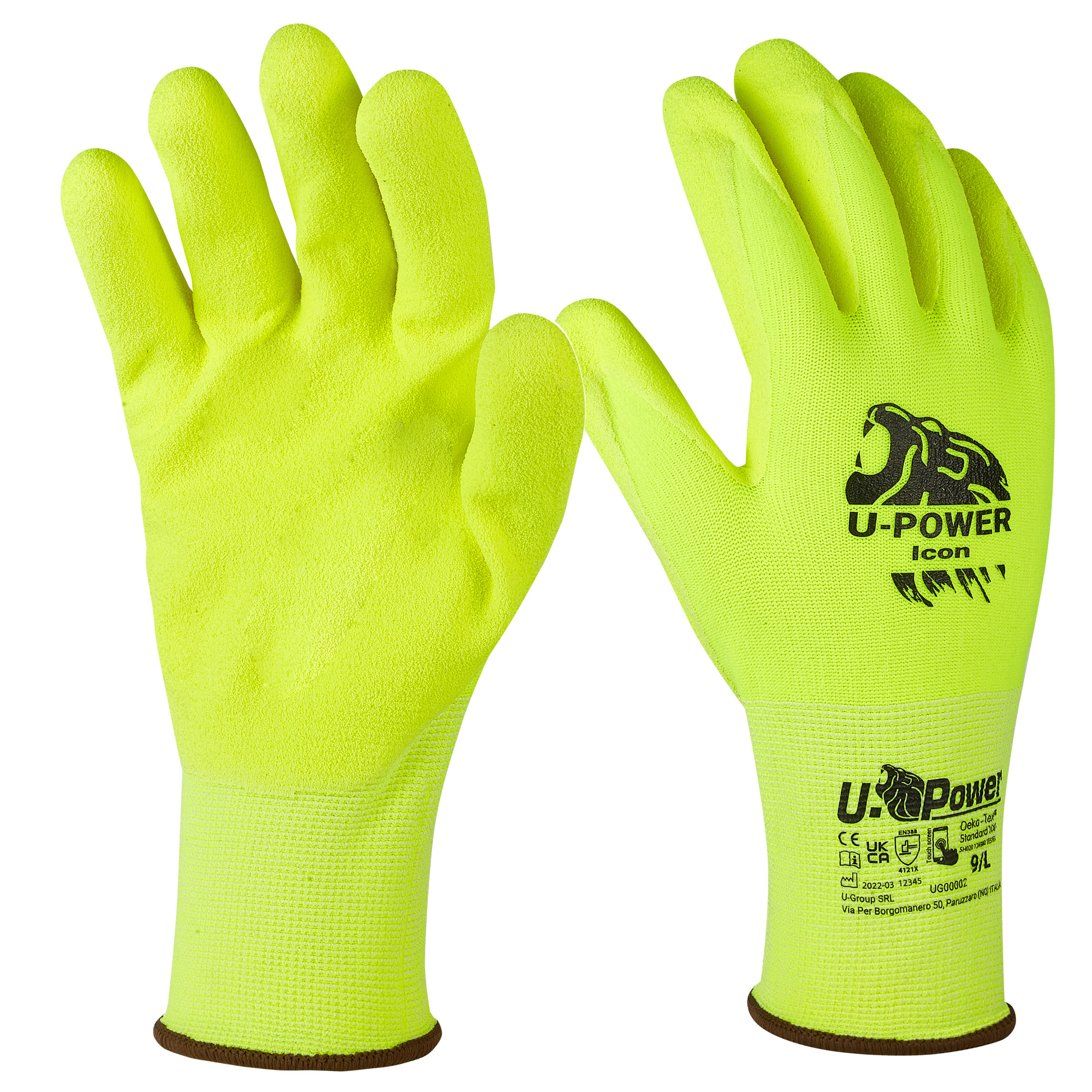 Guanti di protezione ICON - con polsino giallo …