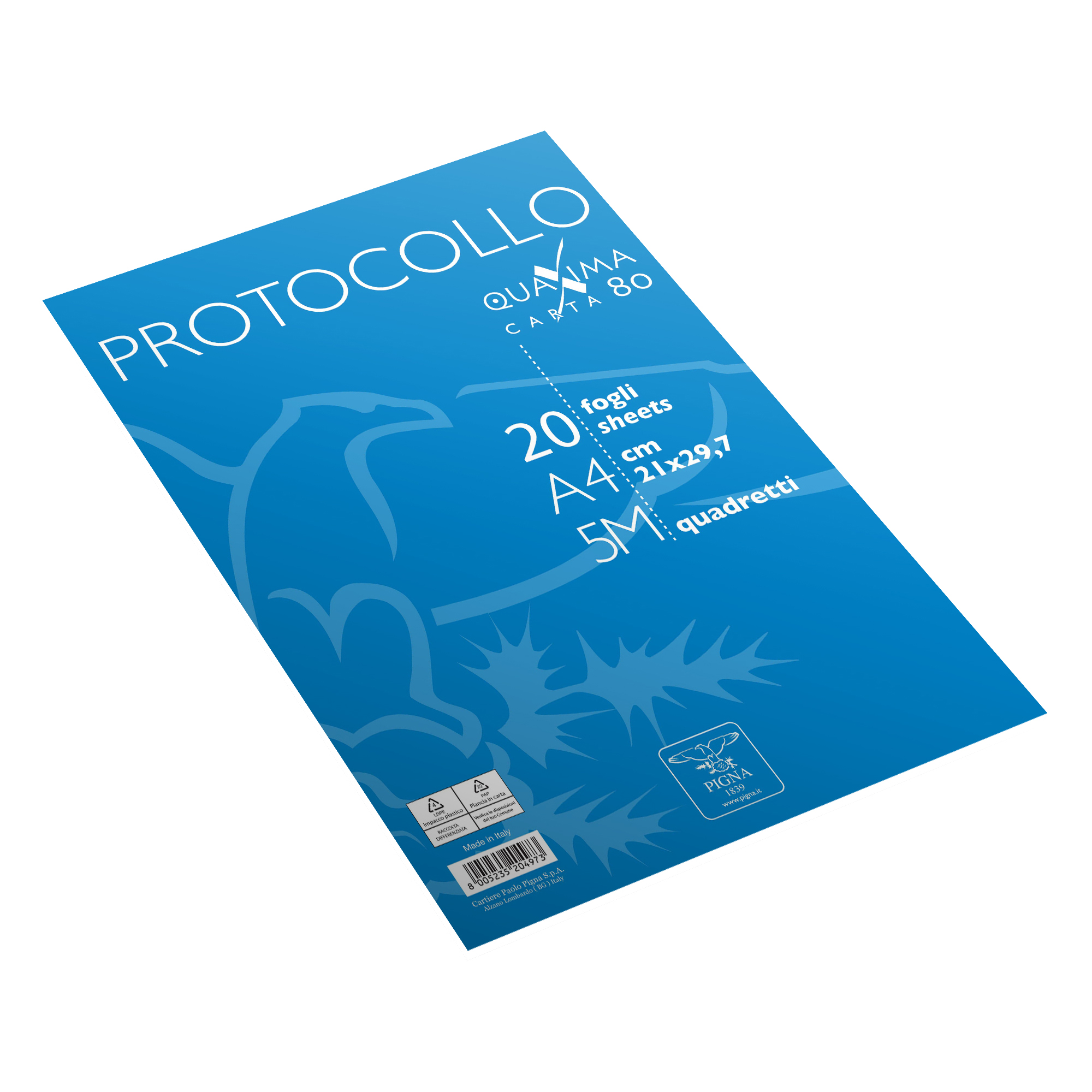 Fogli protocollo Quaxima - A4 - 5 mm …