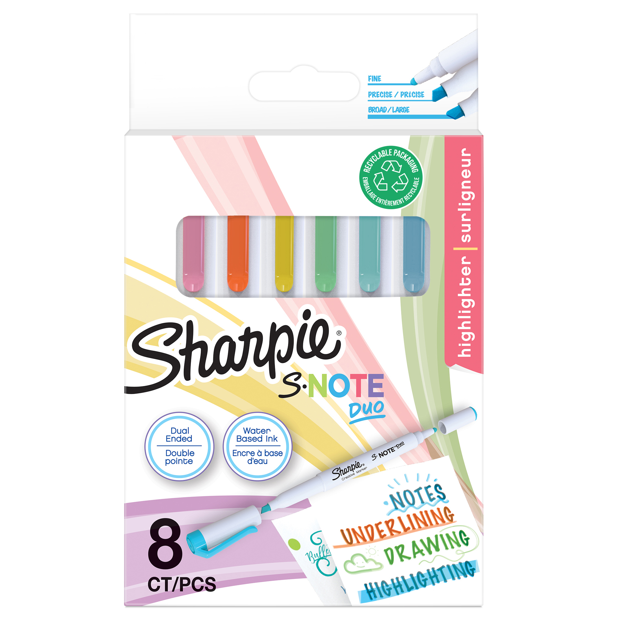 Pennarelli S-Note Duo - colori assortiti - Sharpie …