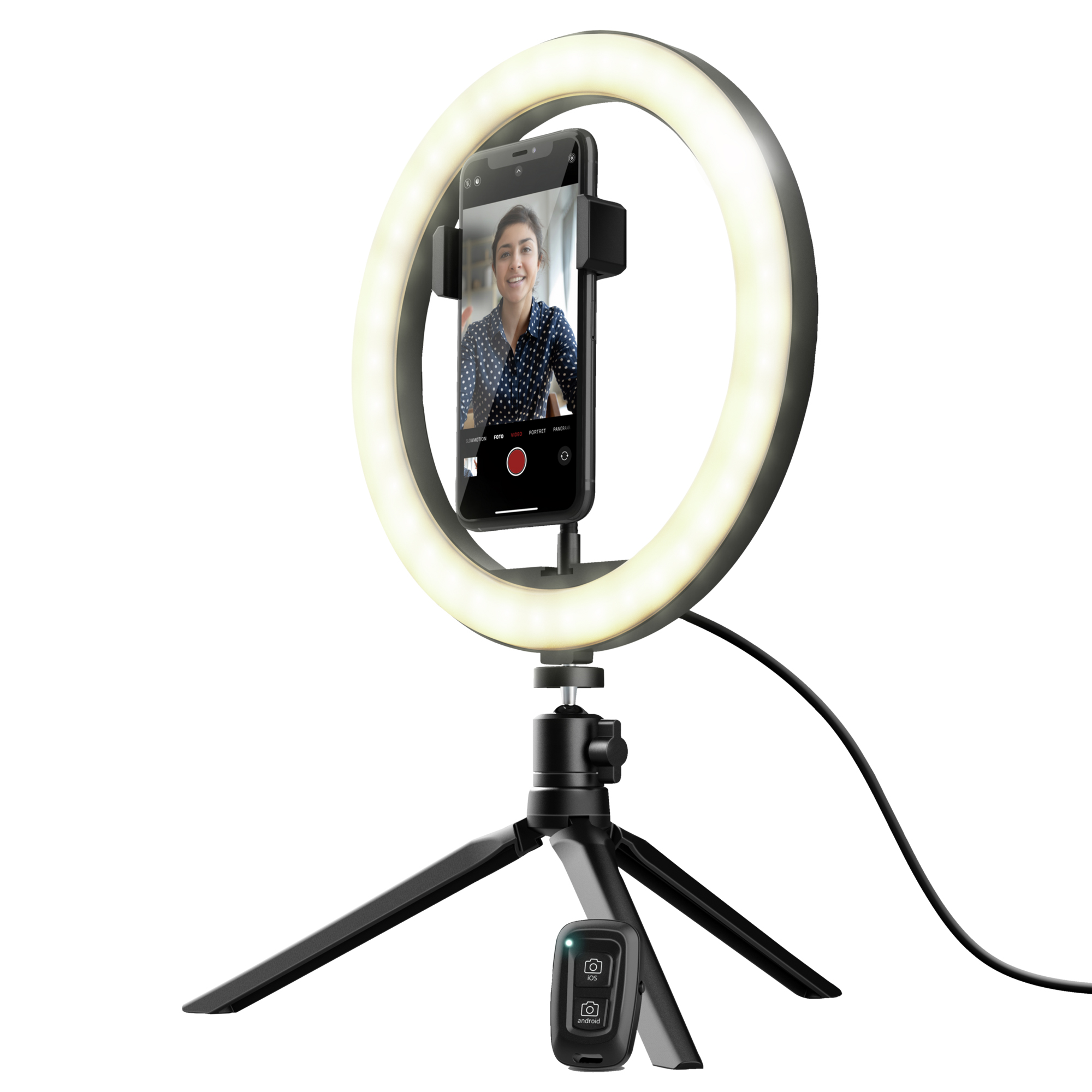 Kit di anelli luminosi Maku - per vlog …