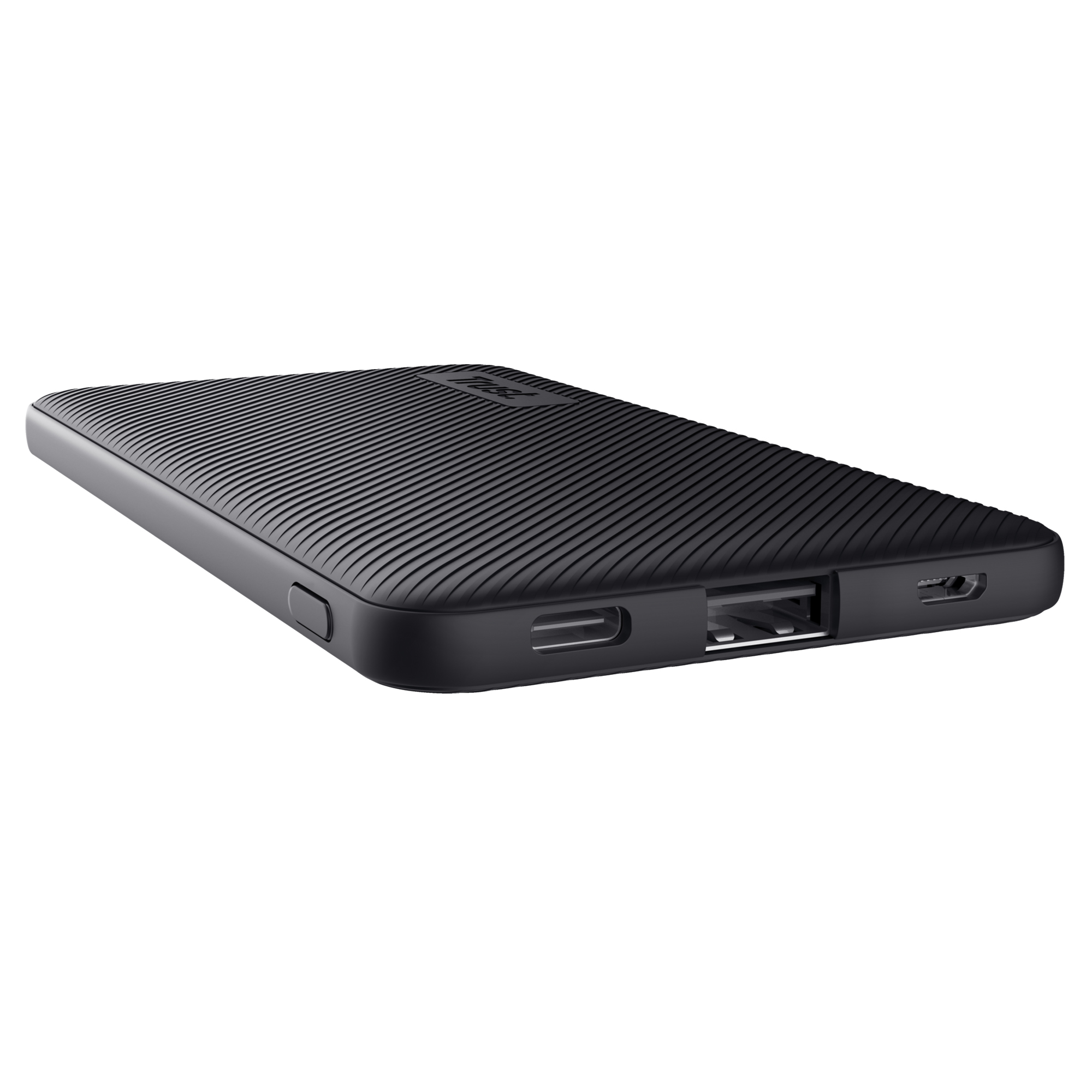 Trust Primo - Powerbank - 5000 mAh - 15 Watt - 3 A (Micro-USB Type B, USB-C) - nero