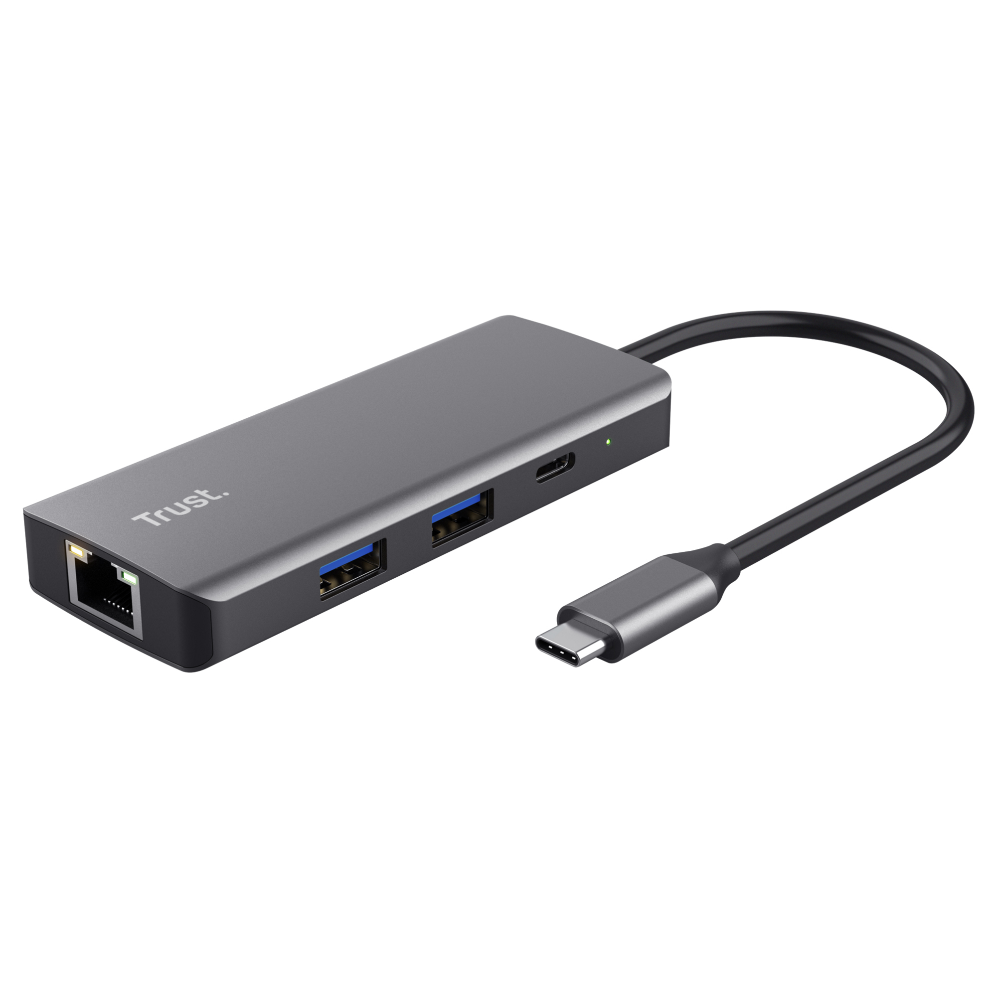 Trust Dalyx - Docking station - per laptop - USB-C - HDMI - GigE