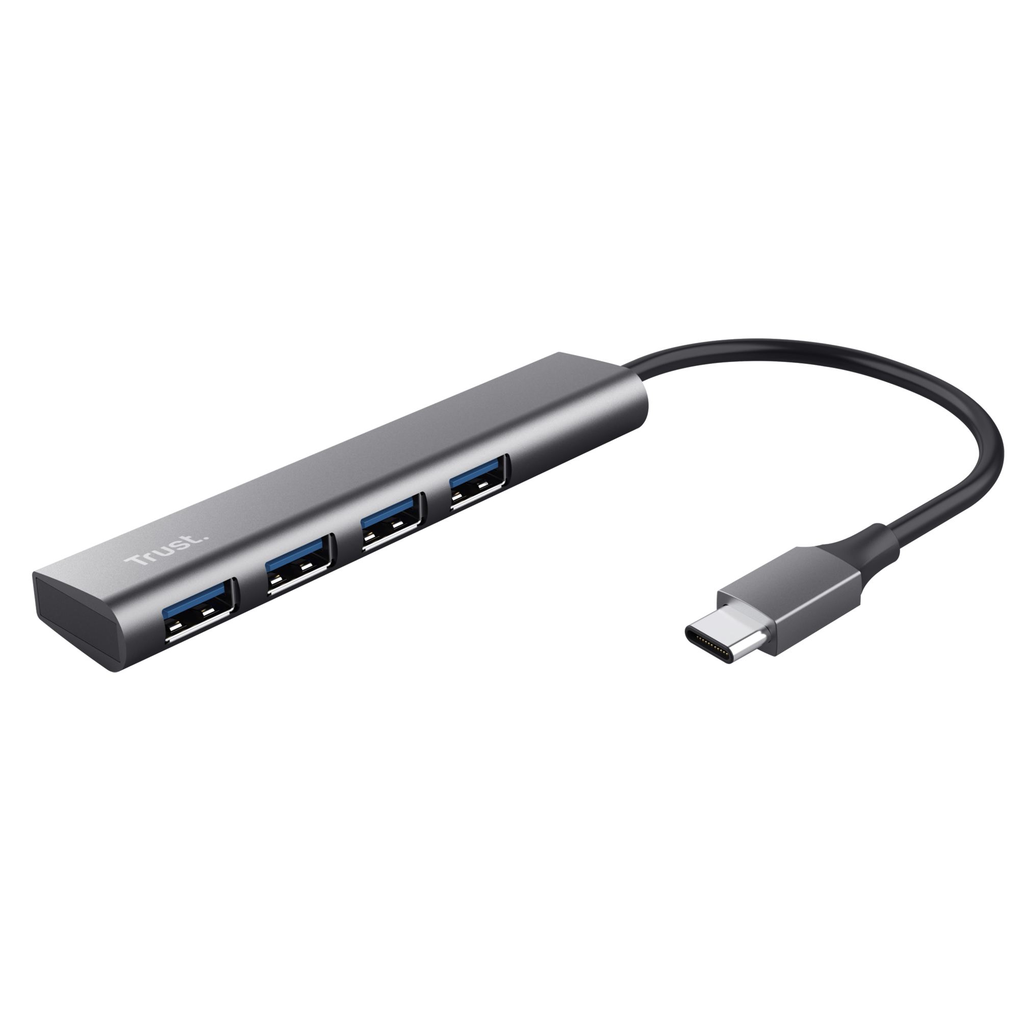 Trust Halyx - Hub - USB-C - 4 x USB 3.2 Gen 1 - desktop