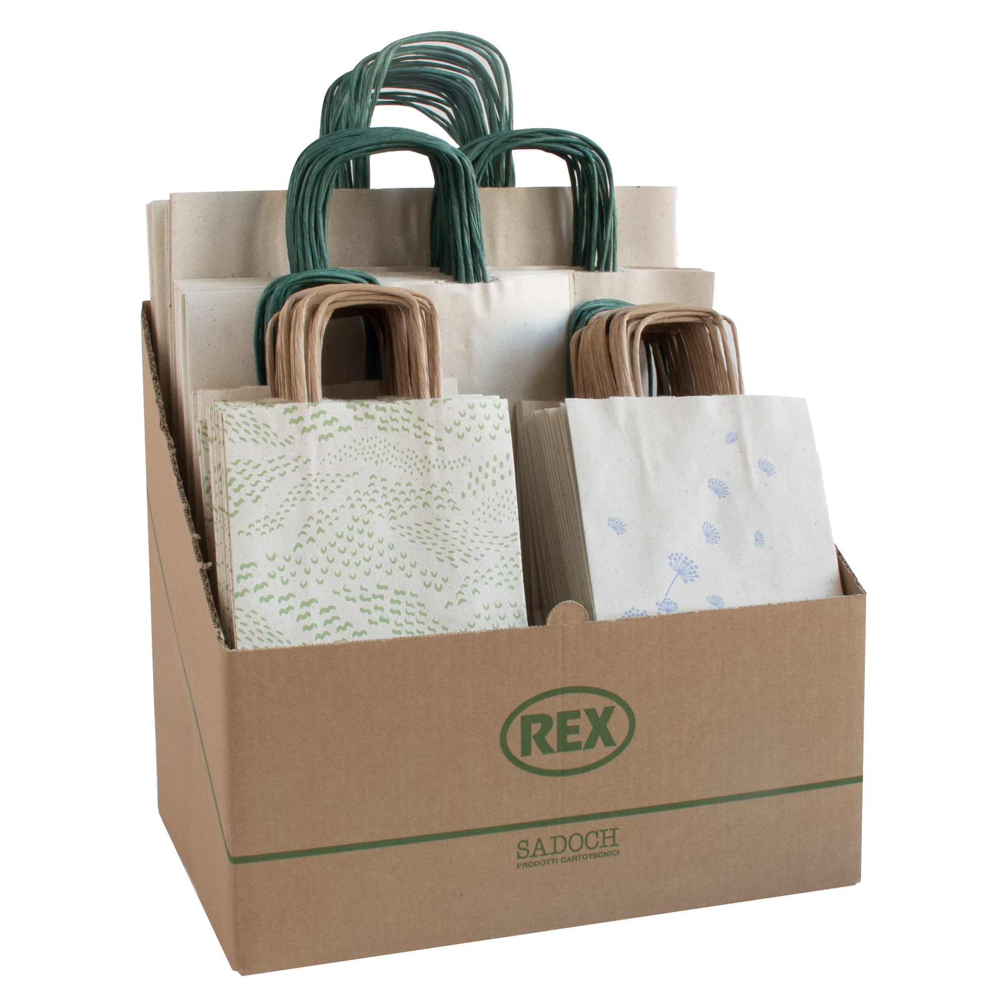 Espositore shopper Carta Erba - formati assortiti - …