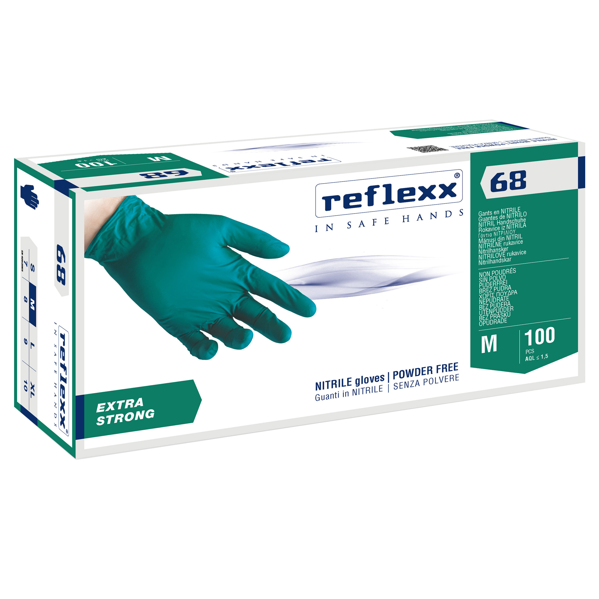 Guanti in nitrile R68 - senza polvere - …