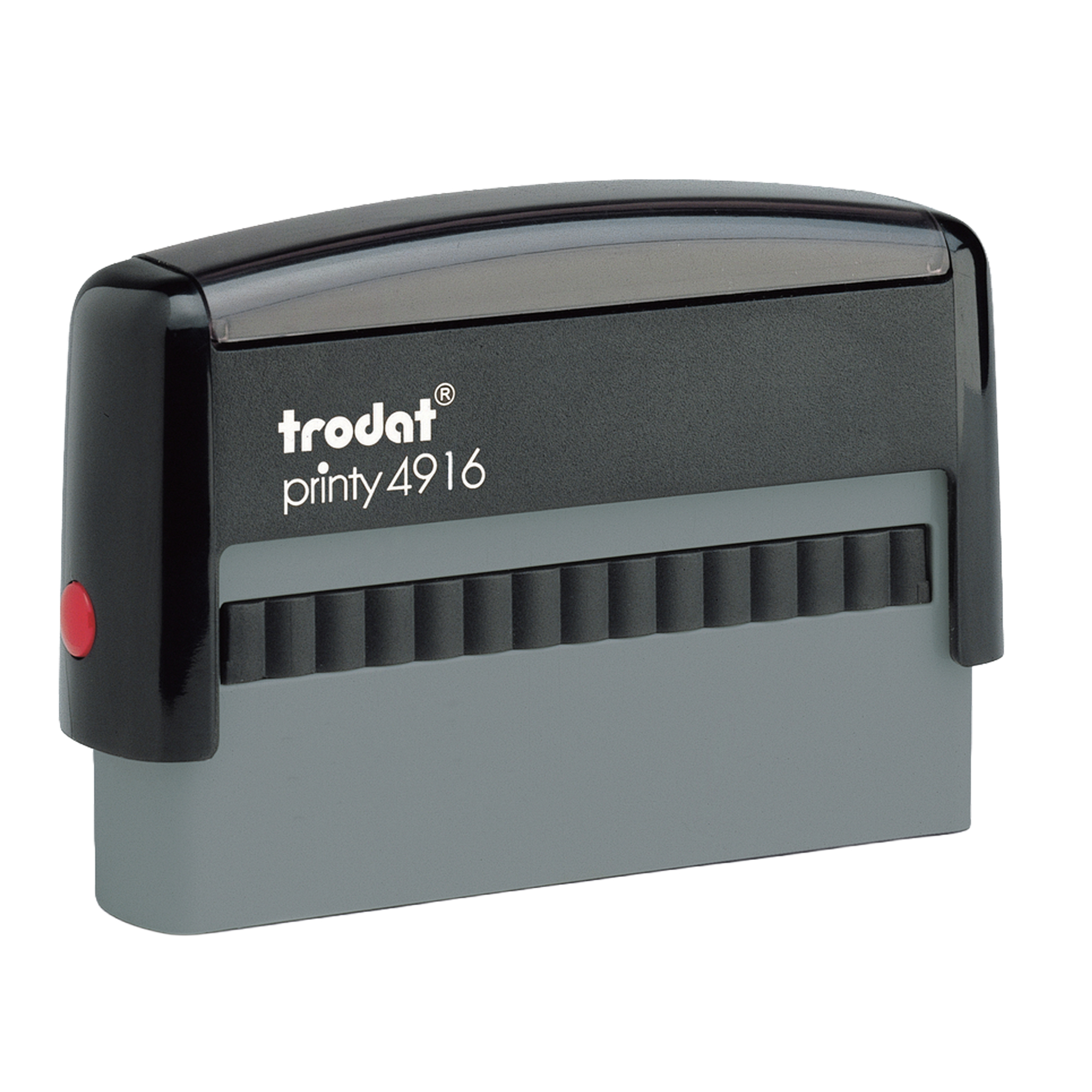 Trodat Printy 4916 - Timbro - autoinchiostrante - nero - testo personalizzabile - 70 x 10 mm