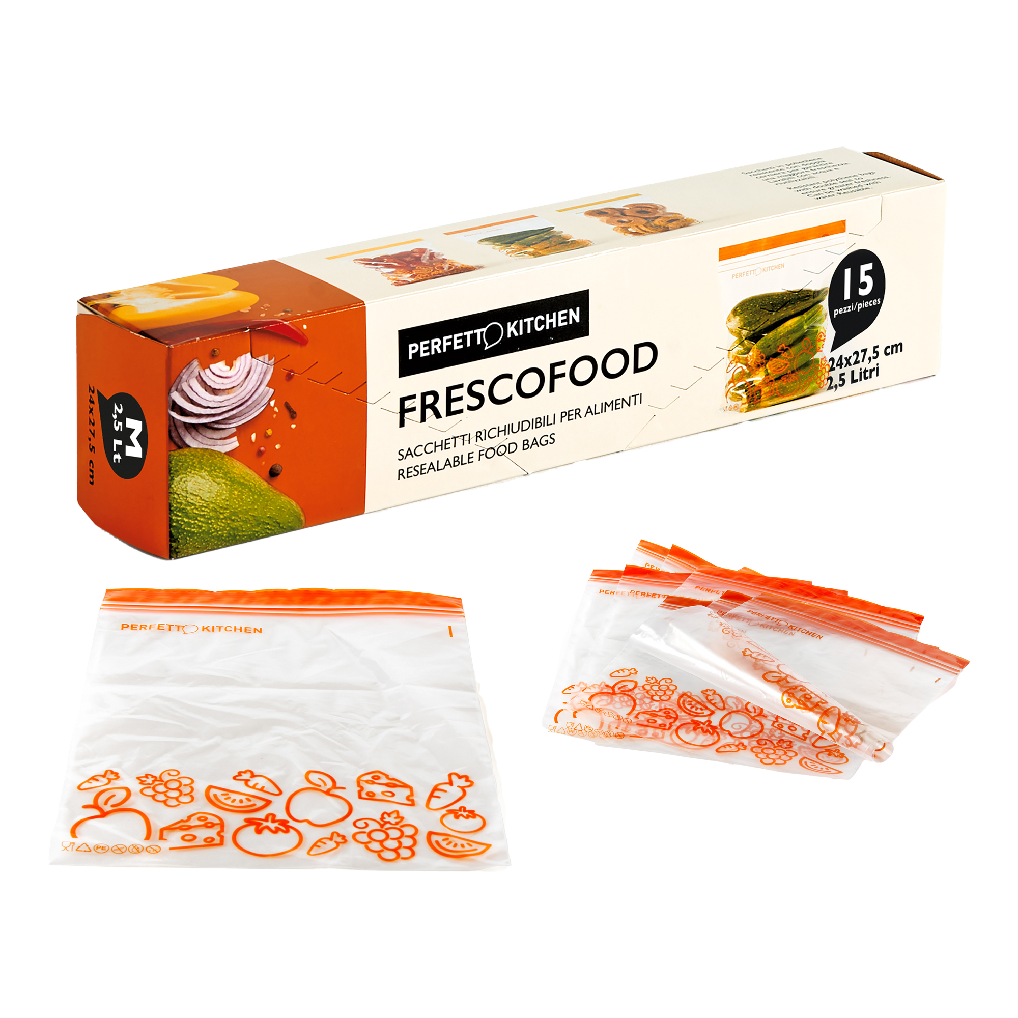 Buste per alimenti FrescoFood - medium - 24 …