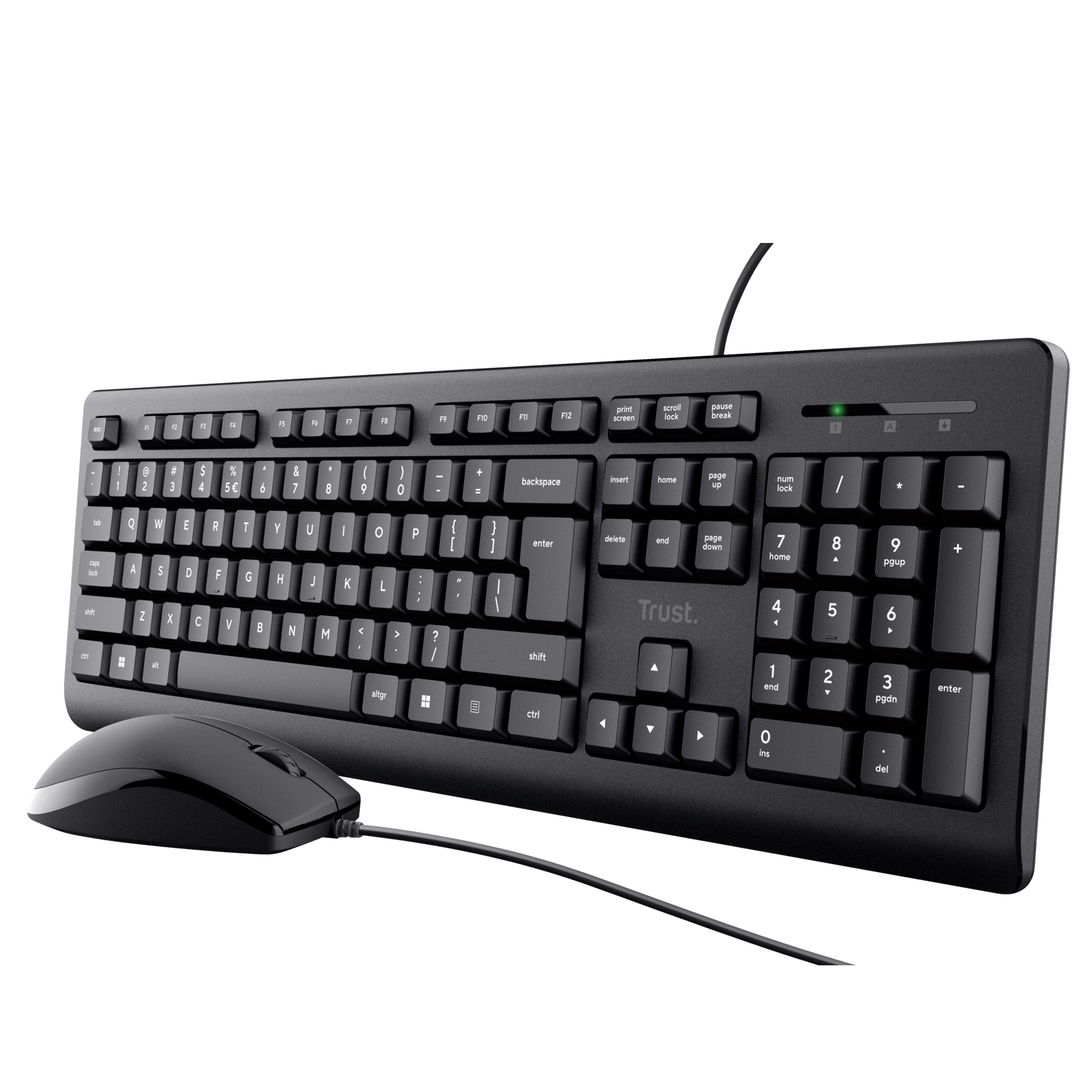 Trust Primo - Set mouse e tastiera - USB - italiana