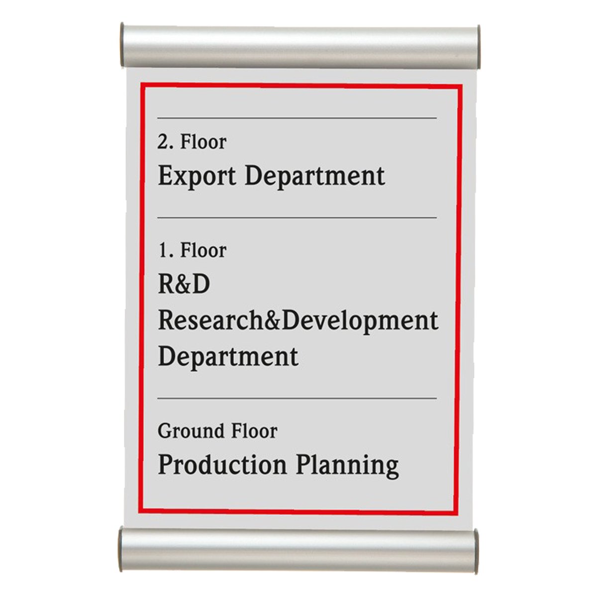 Porta targa appendibile Door Sign - A4 - …