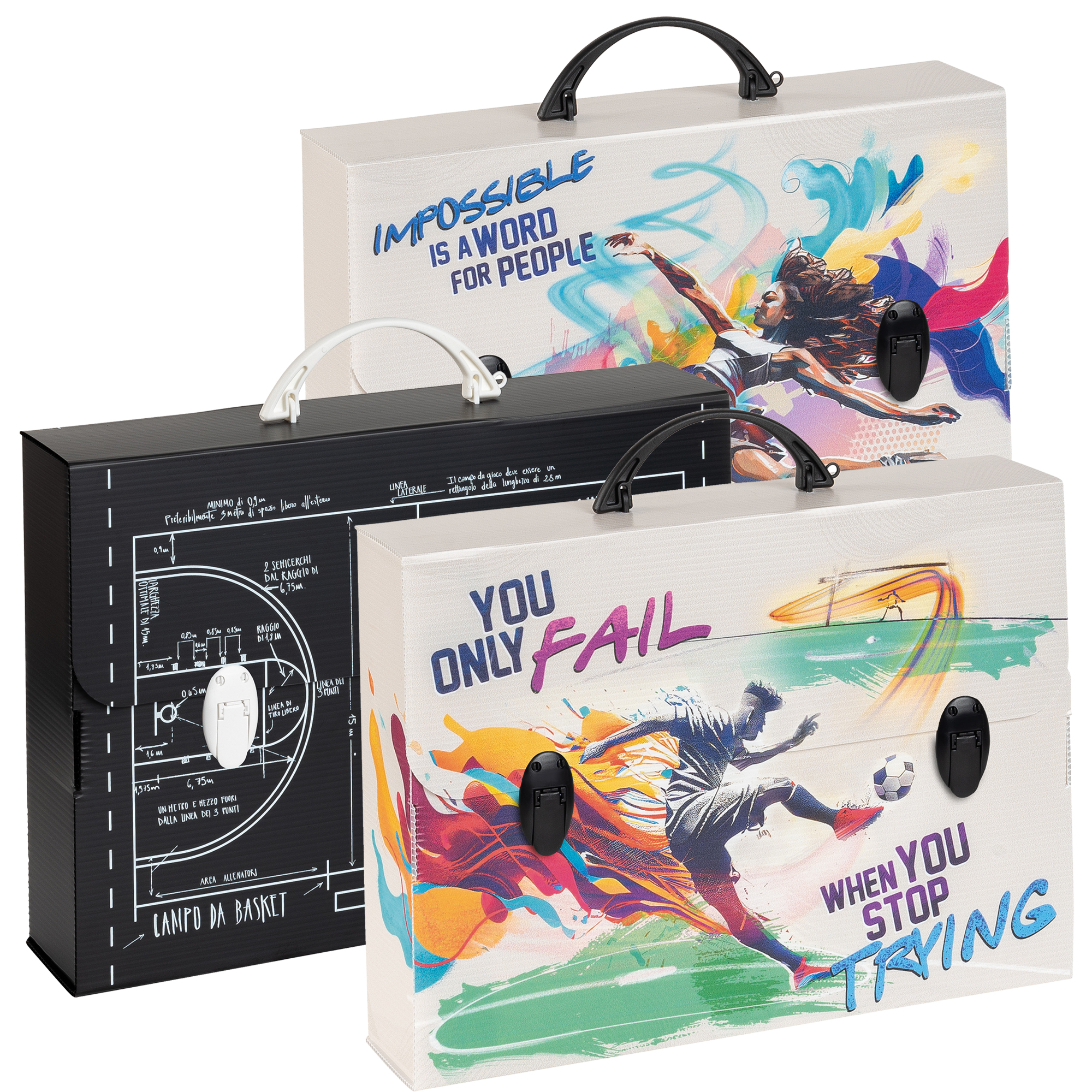 Valigetta polionda Sport - 27 x 37,5 cm …
