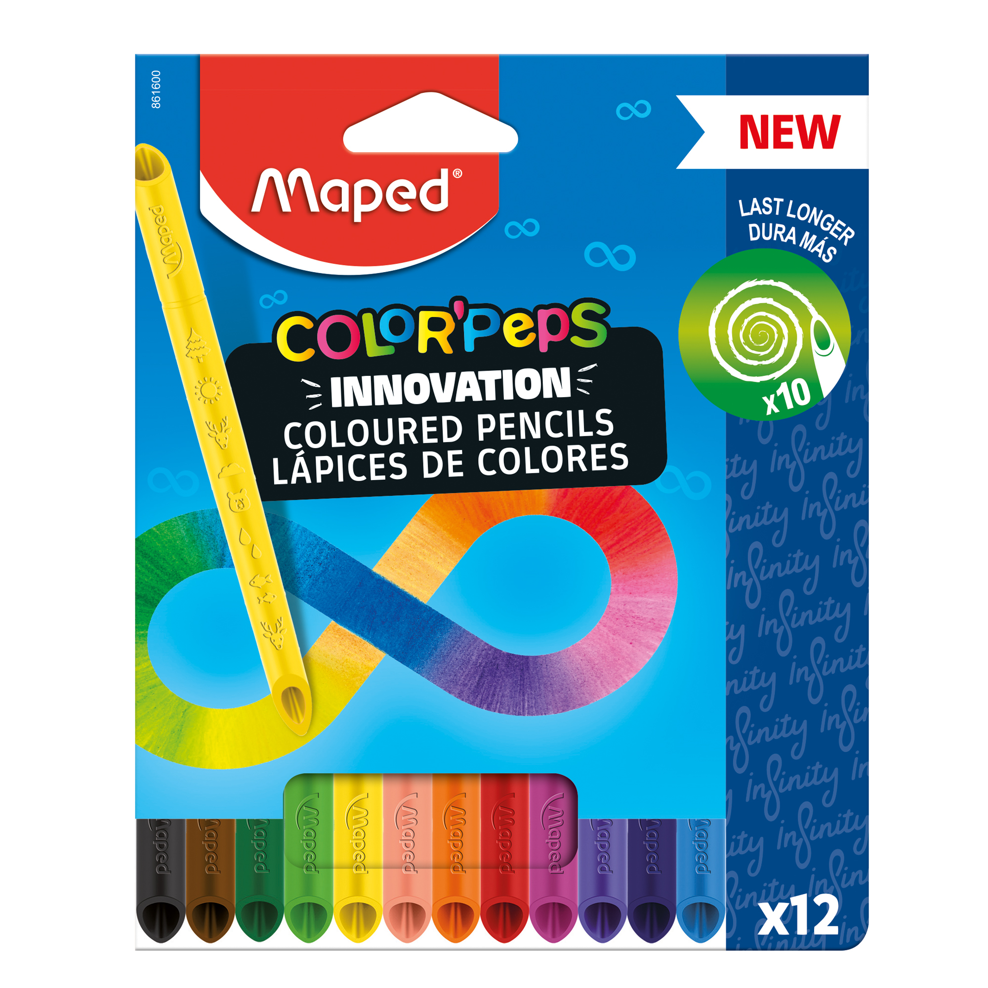 Pastello Color'Peps Infinity - colori assortiti - Maped …