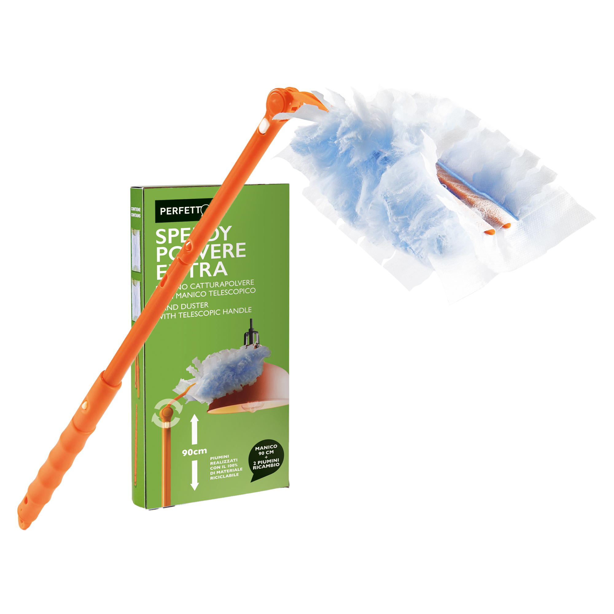 Piumino Speedy polvere - manico allungabile + 2 …